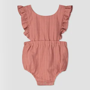 Kenza bubble in rust stripe