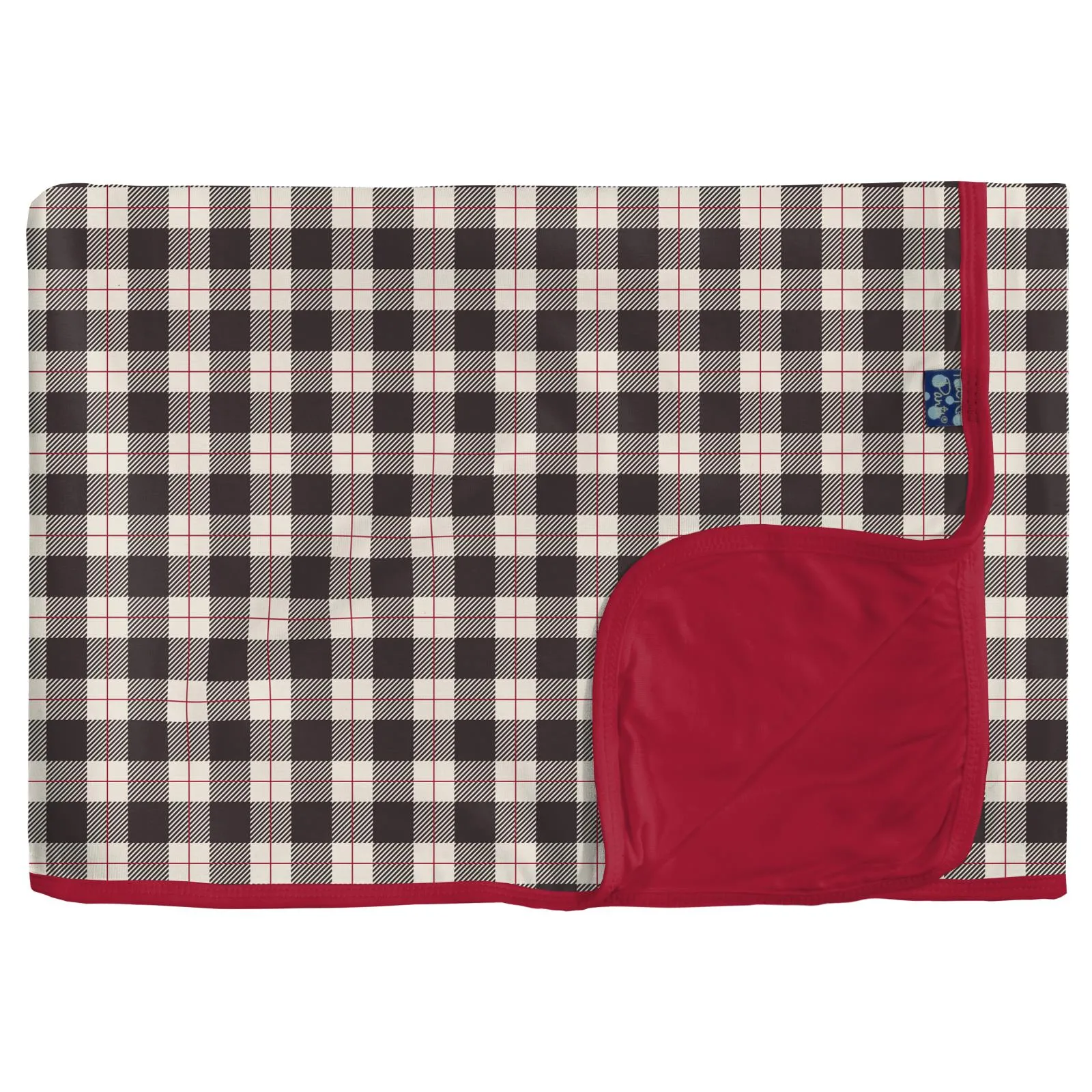 KicKee Pants Midnight Holiday Plaid Toddler Blanket