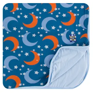 KicKee Pants Twilight Moon and Stars Toddler Blanket