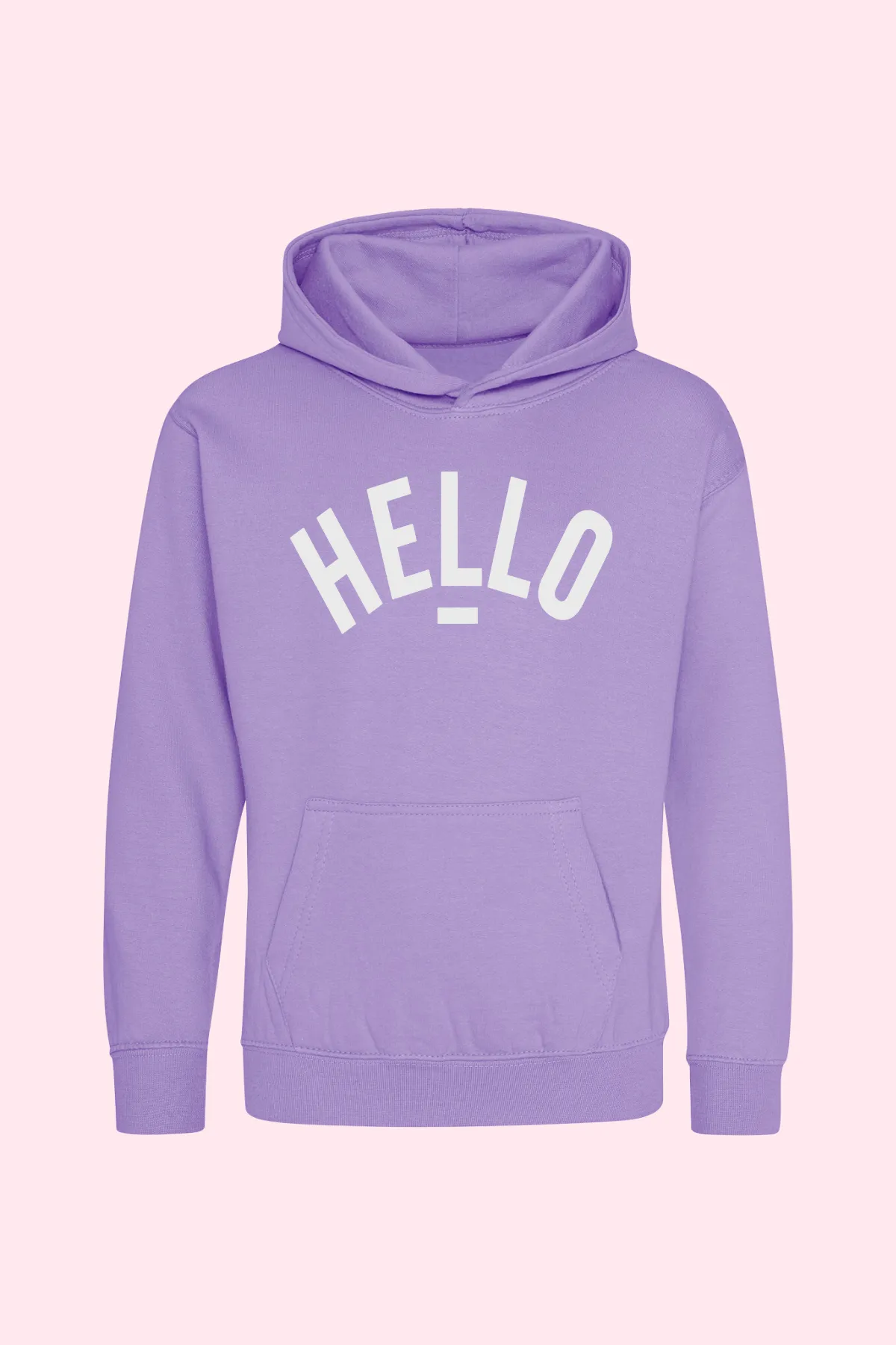 KID: Lavender Hello Classic Hoodie