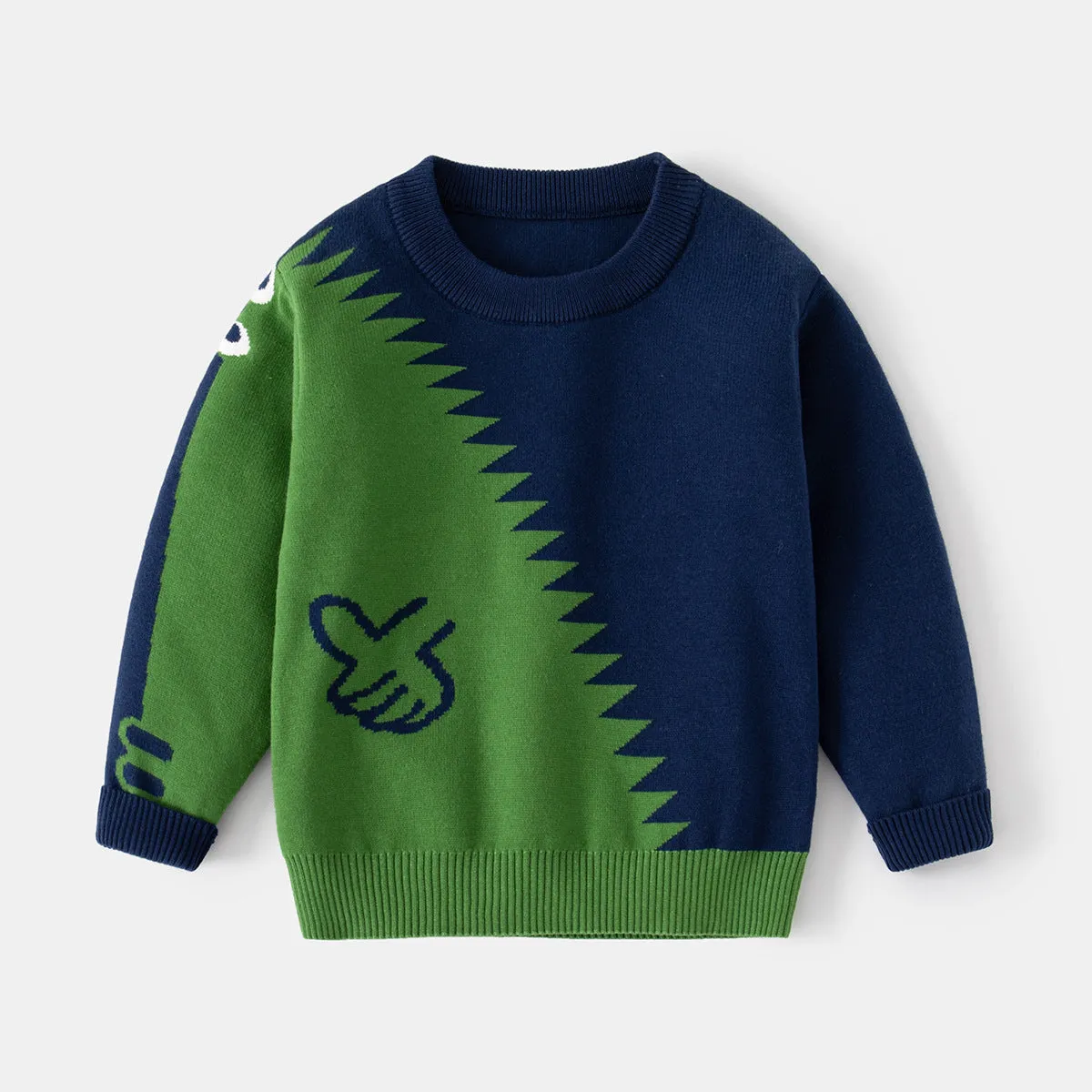 Kids Boys Child's Dinosaur Sweater Animal Dino Crocodile Pullover