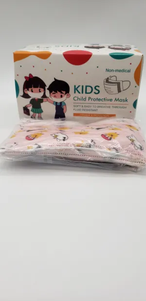 Kids disposable face masks 10ct ** Great Value**