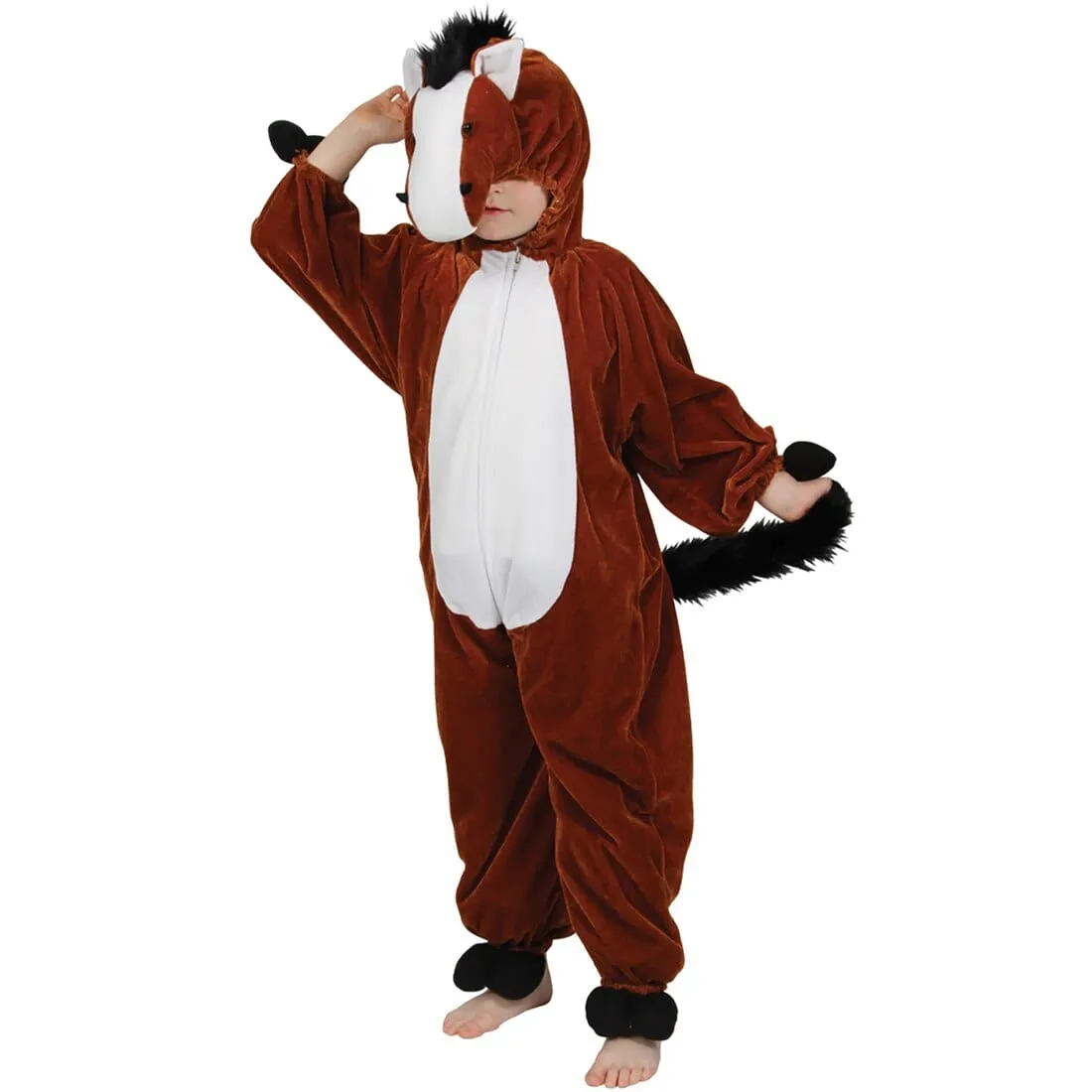 Kids Horse Pony Farm Animal Fancy Dress Halloween Party Costume