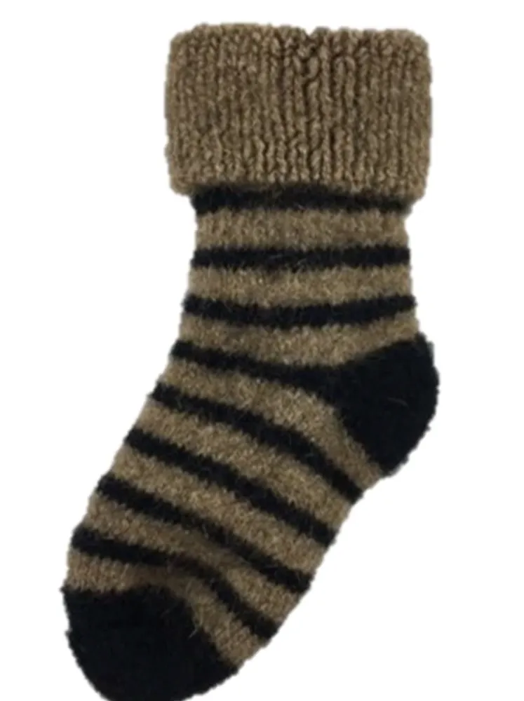 Kids Striped Possum Merino Socks Ages 0 - 4 years