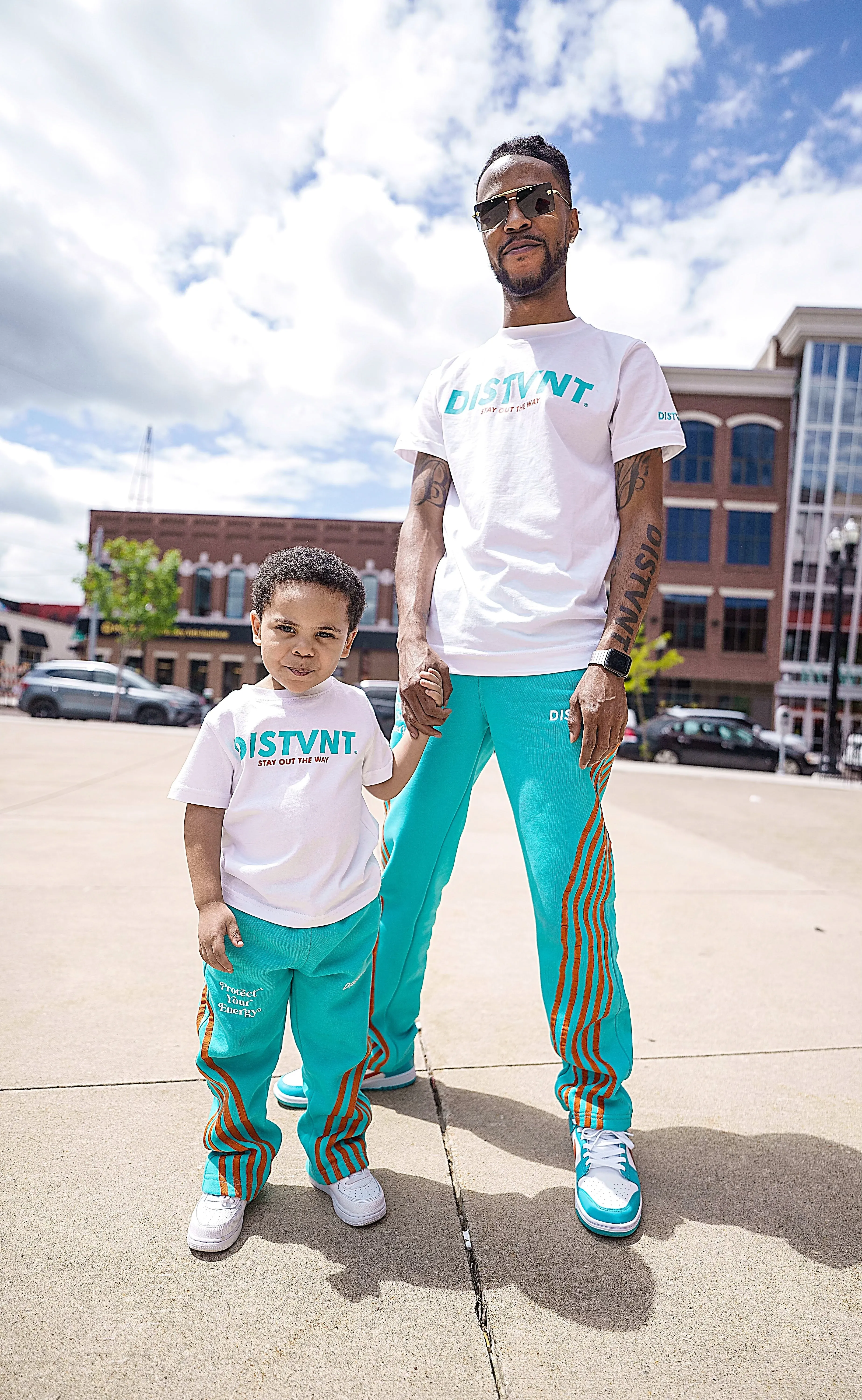 Kids Striped Sweatpants
