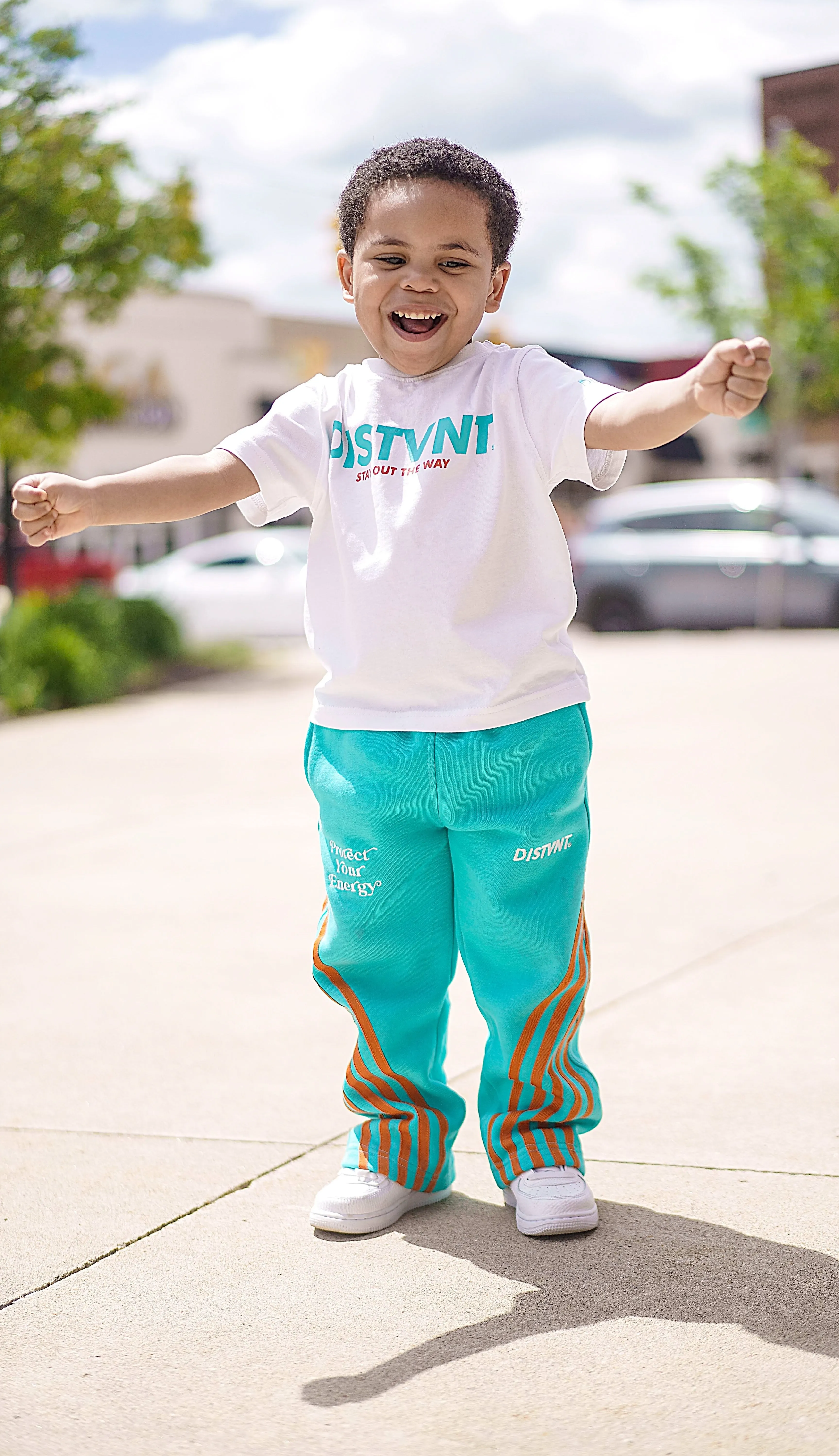 Kids Striped Sweatpants