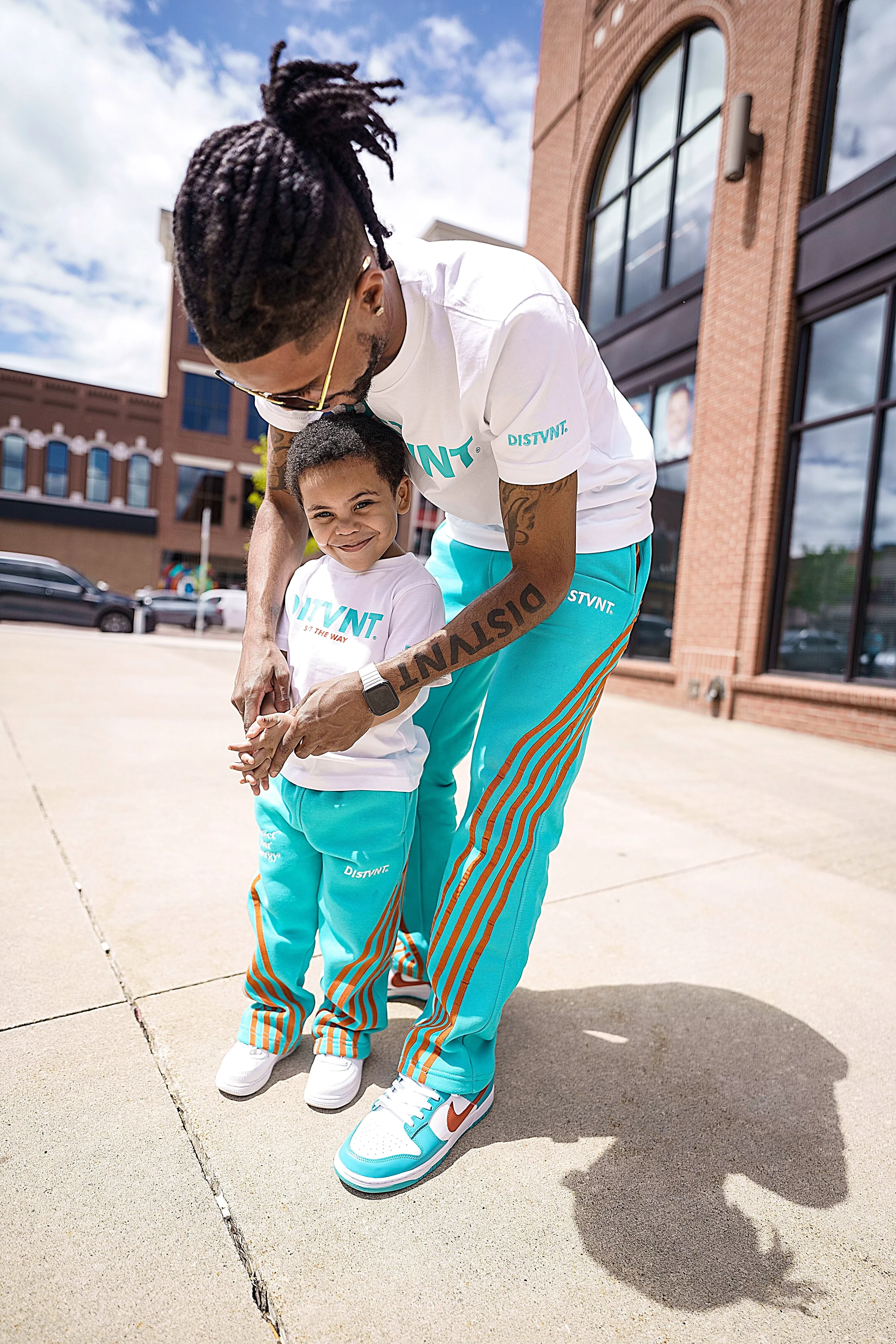 Kids Striped Sweatpants