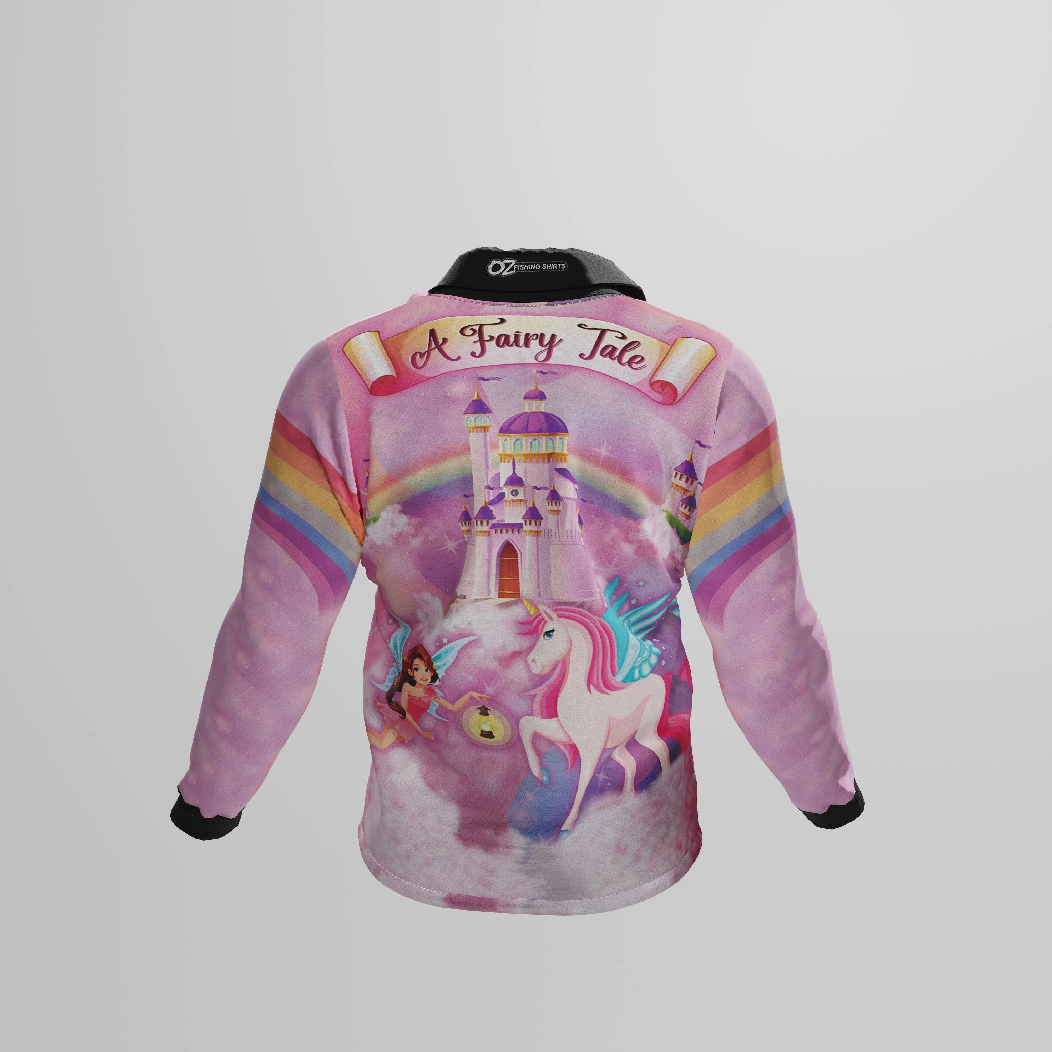 Kids Unicorn Polo Fishing Shirt - Quick Dry & UV Rated