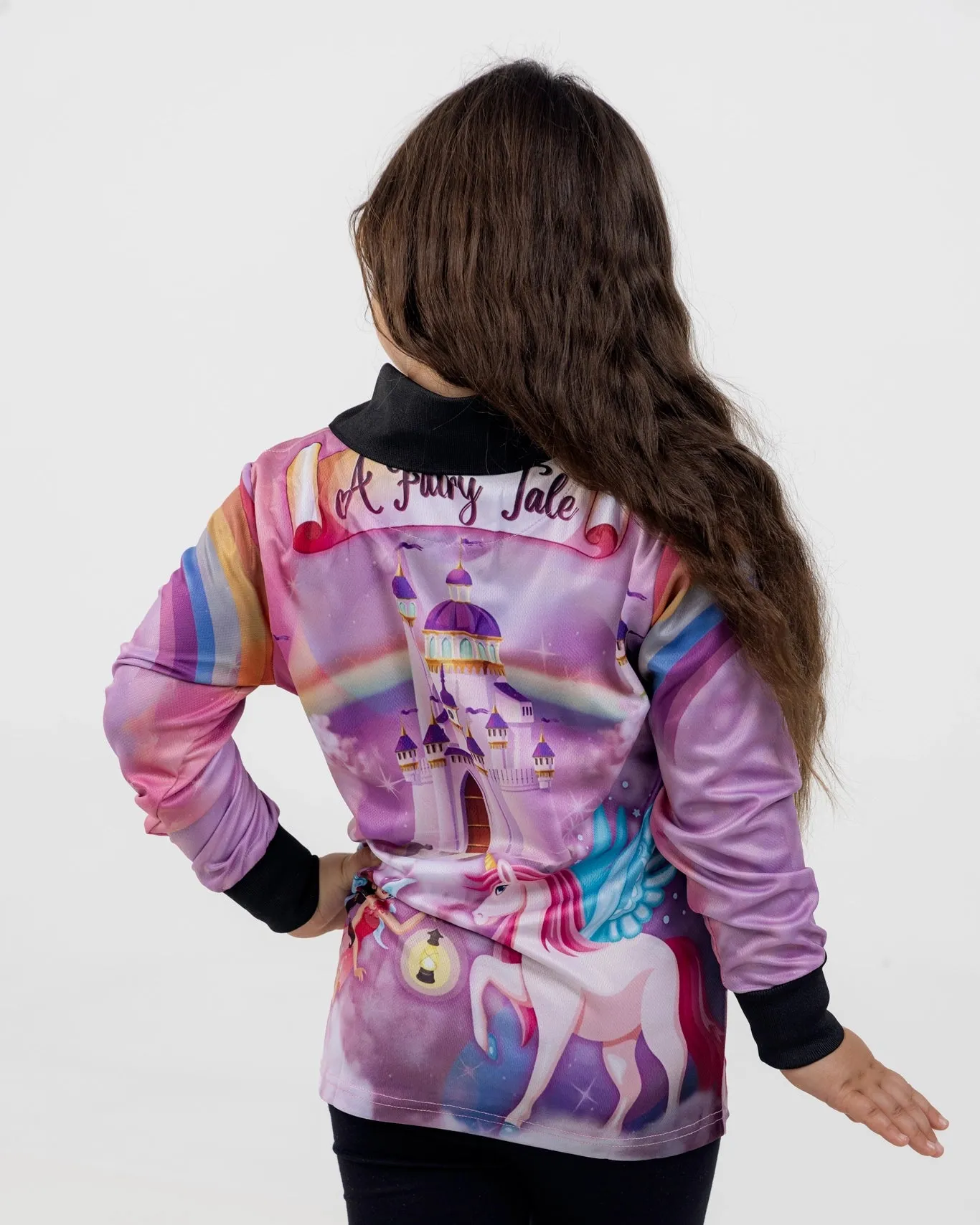 Kids Unicorn Polo Fishing Shirt - Quick Dry & UV Rated