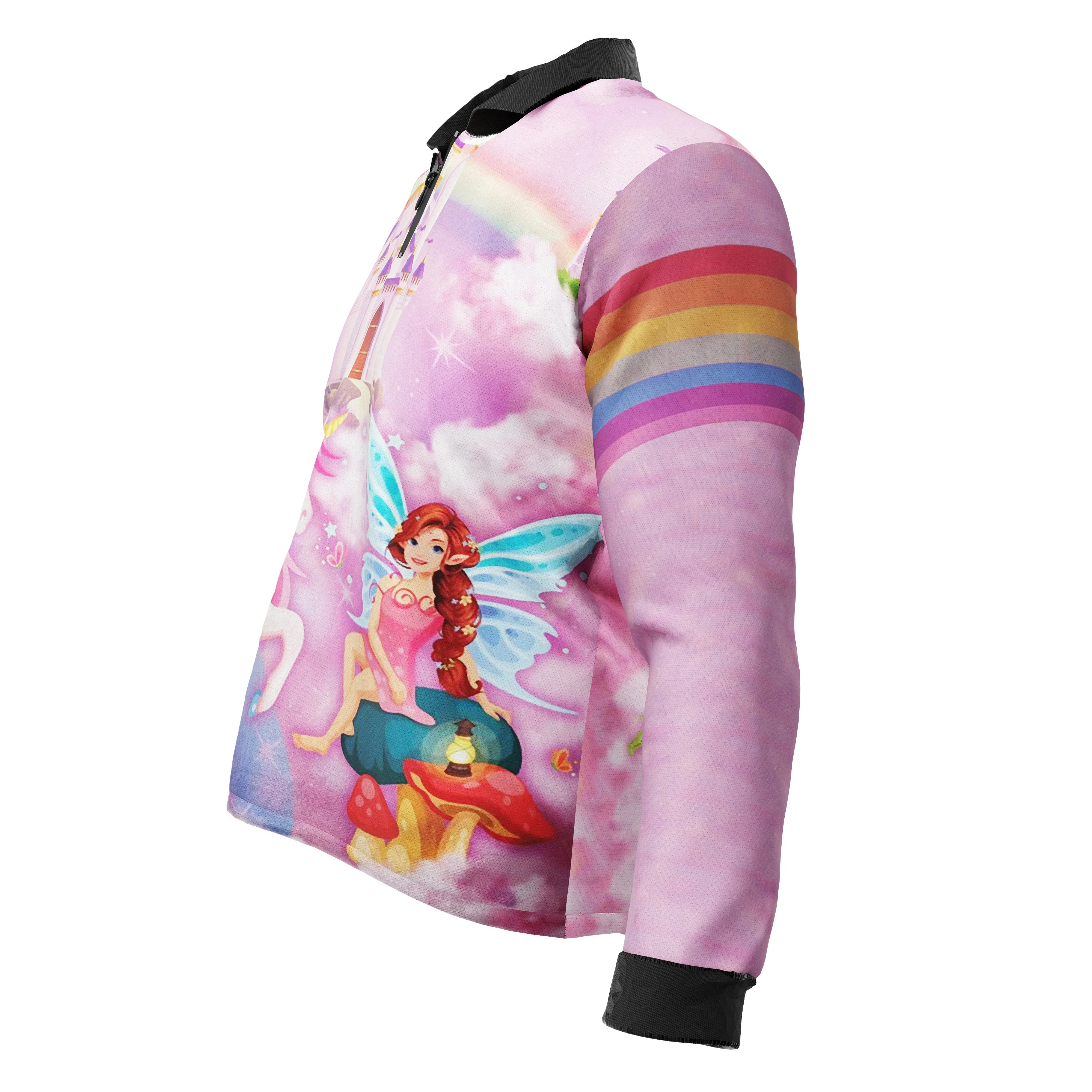 Kids Unicorn Polo Fishing Shirt - Quick Dry & UV Rated