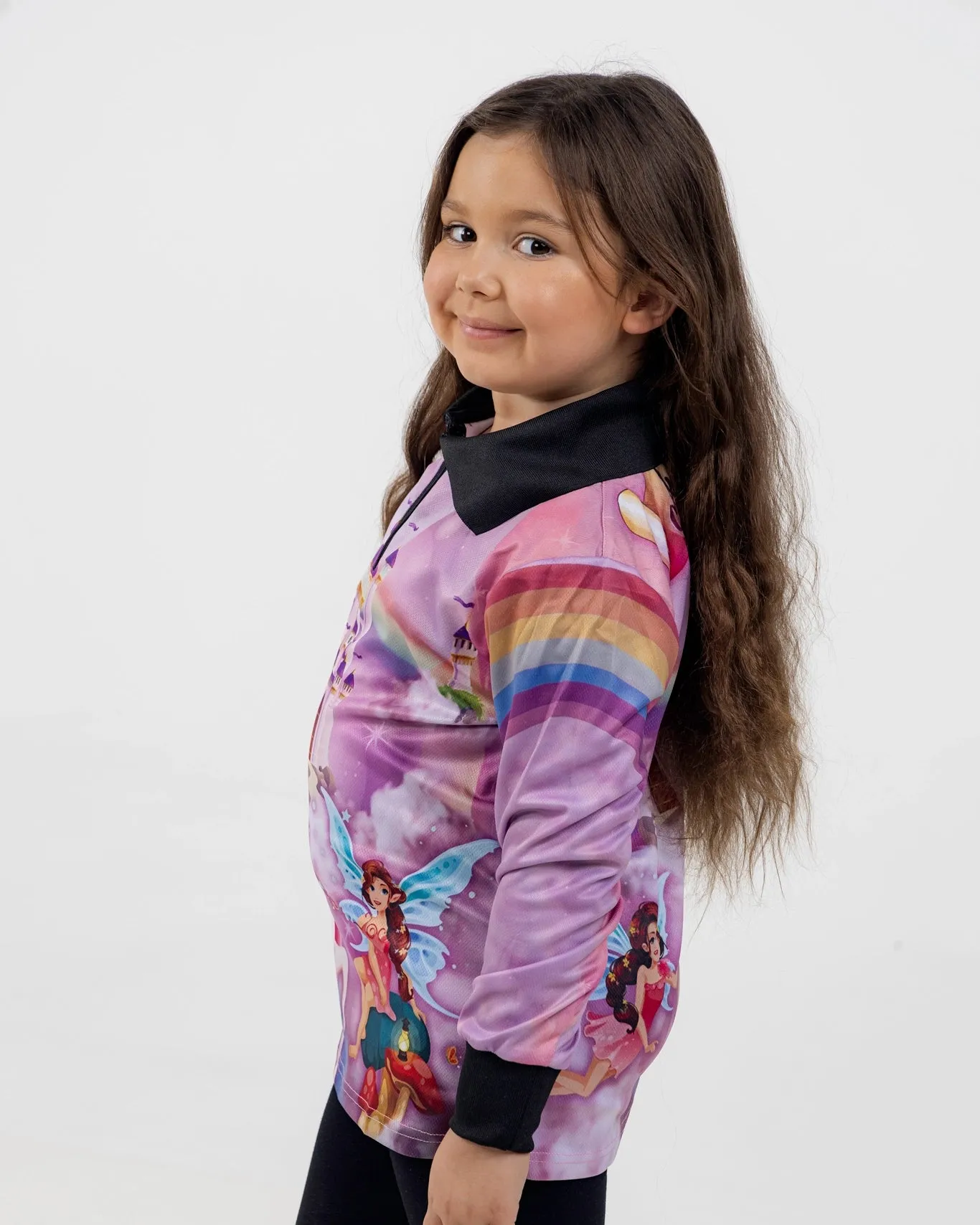 Kids Unicorn Polo Fishing Shirt - Quick Dry & UV Rated