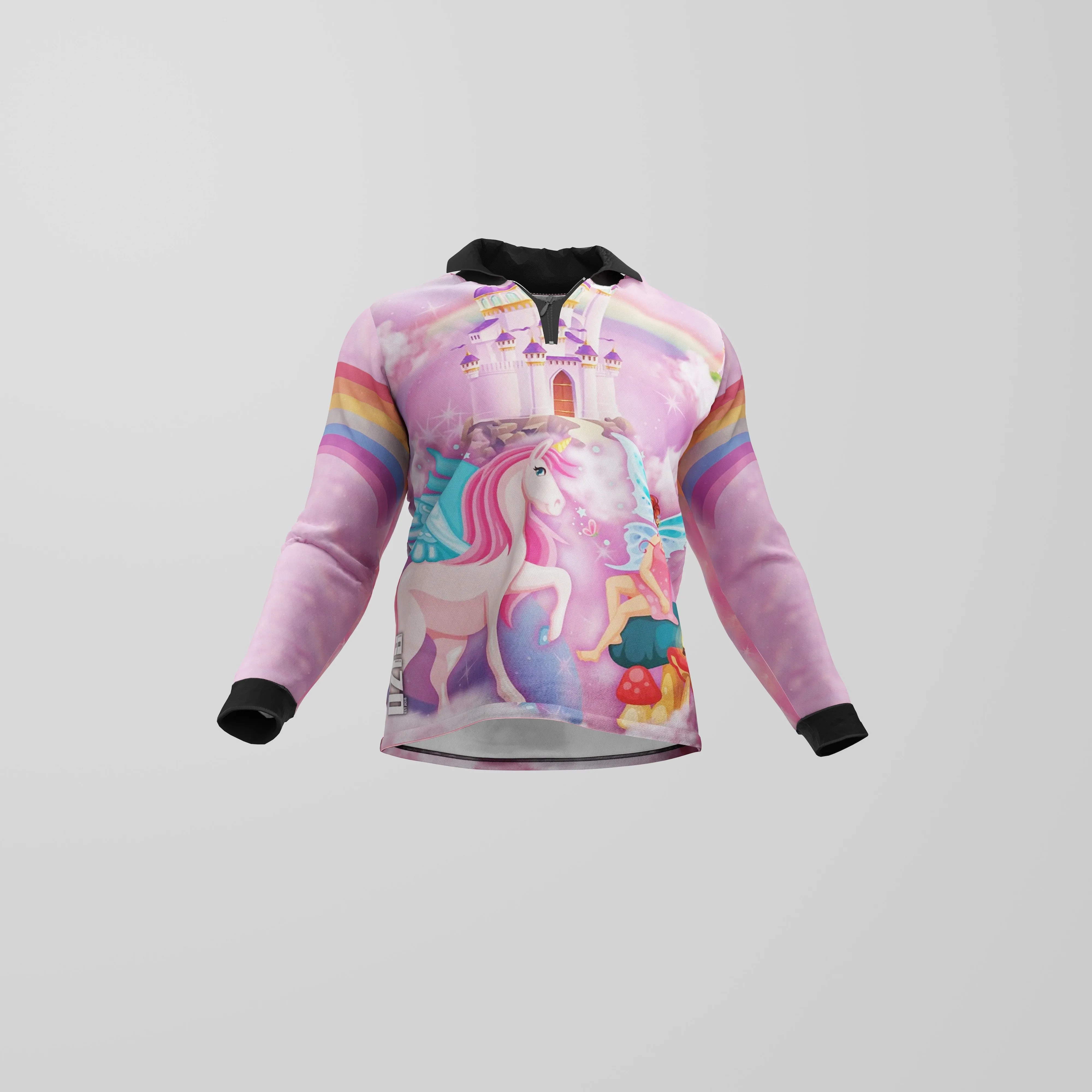 Kids Unicorn Polo Fishing Shirt - Quick Dry & UV Rated