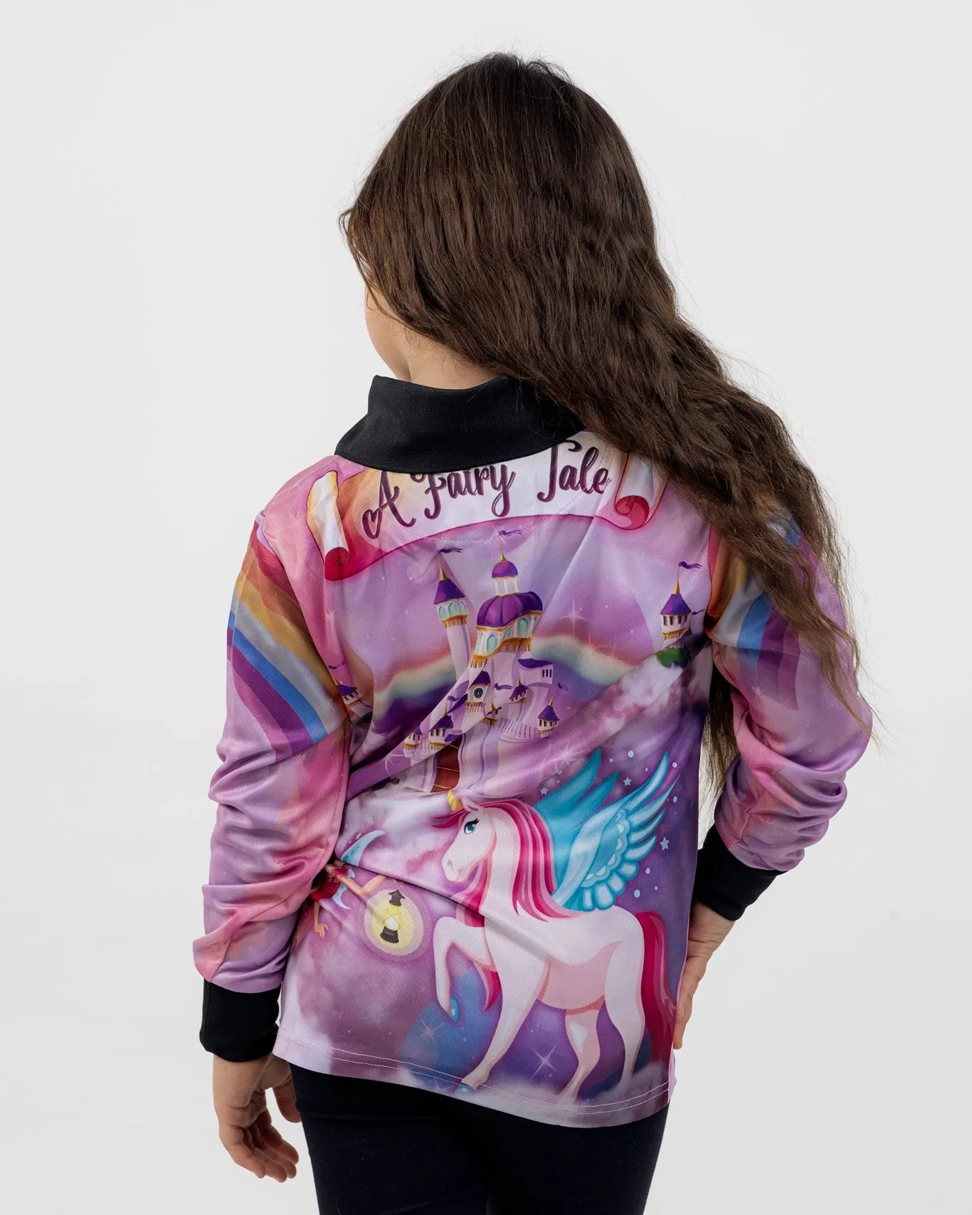 Kids Unicorn Polo Fishing Shirt - Quick Dry & UV Rated