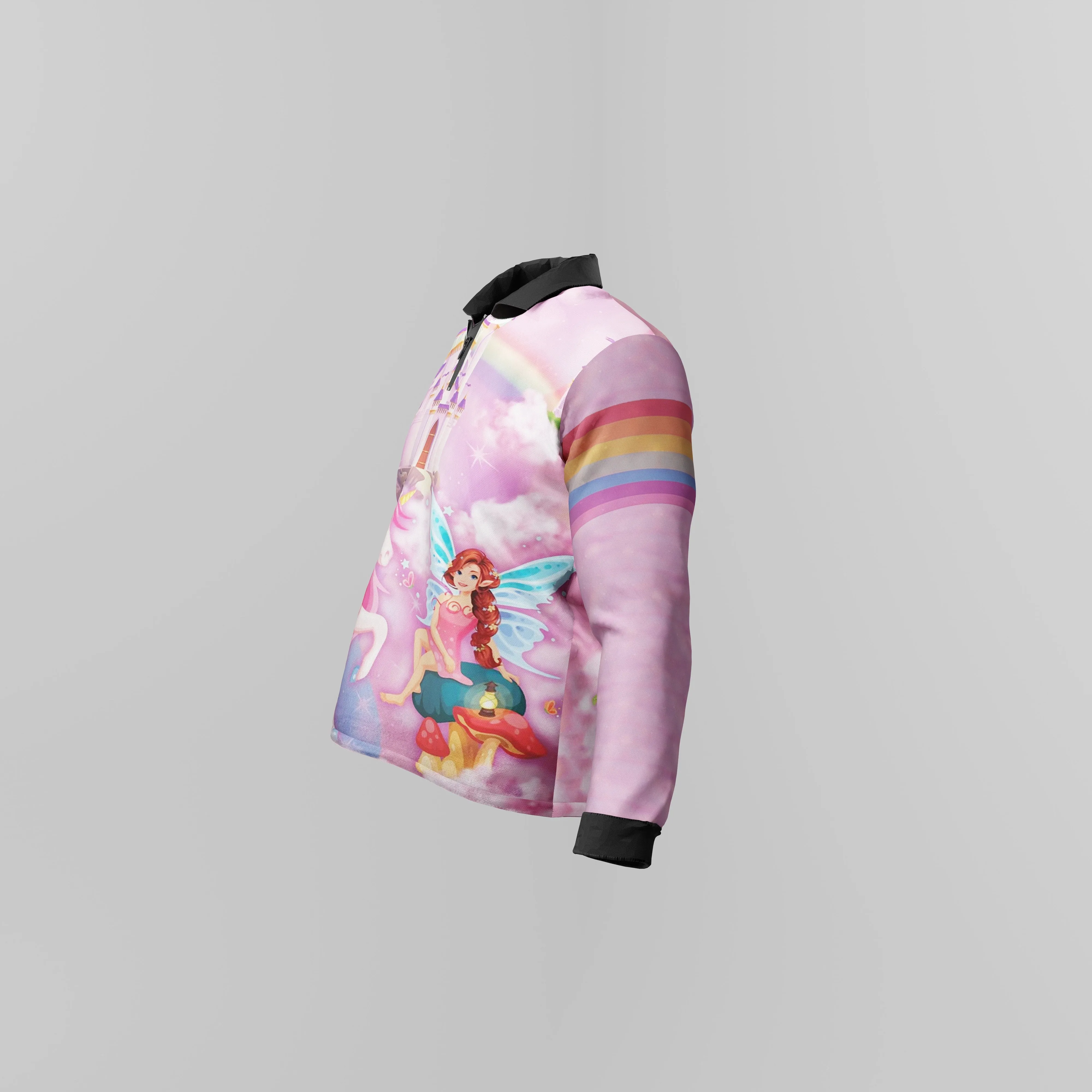 Kids Unicorn Polo Fishing Shirt - Quick Dry & UV Rated