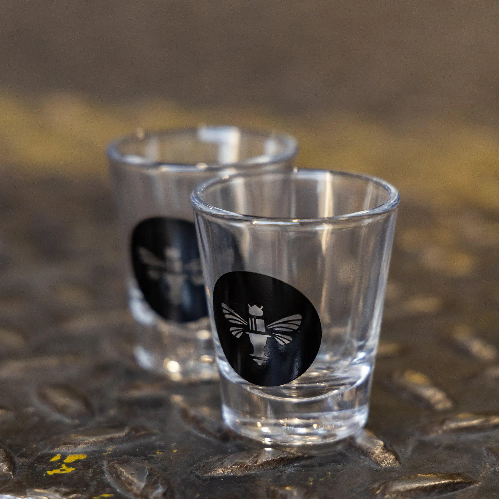 King Bee Shot Glass