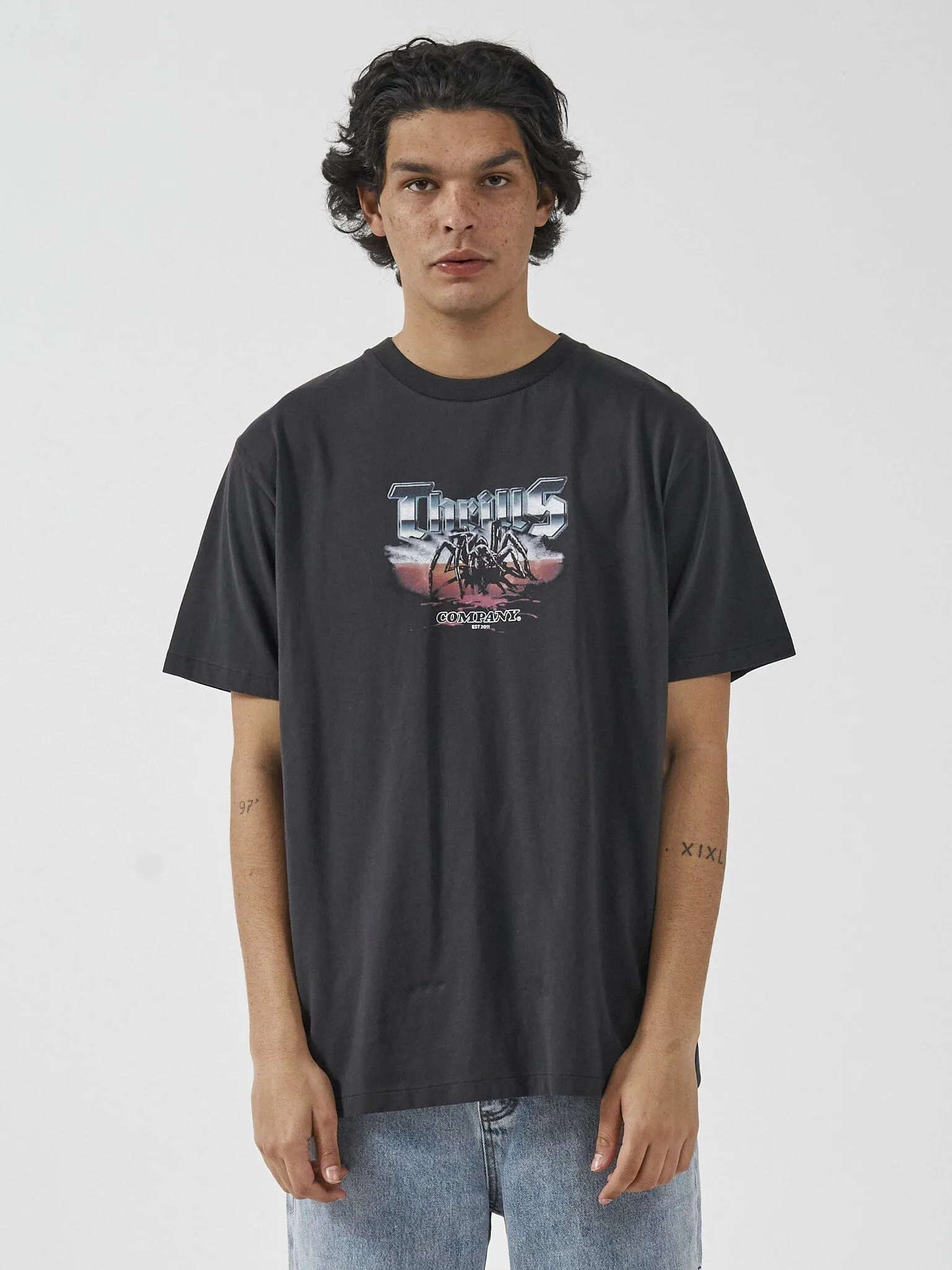 Kingdom Merch Fit Tee - Washed Black