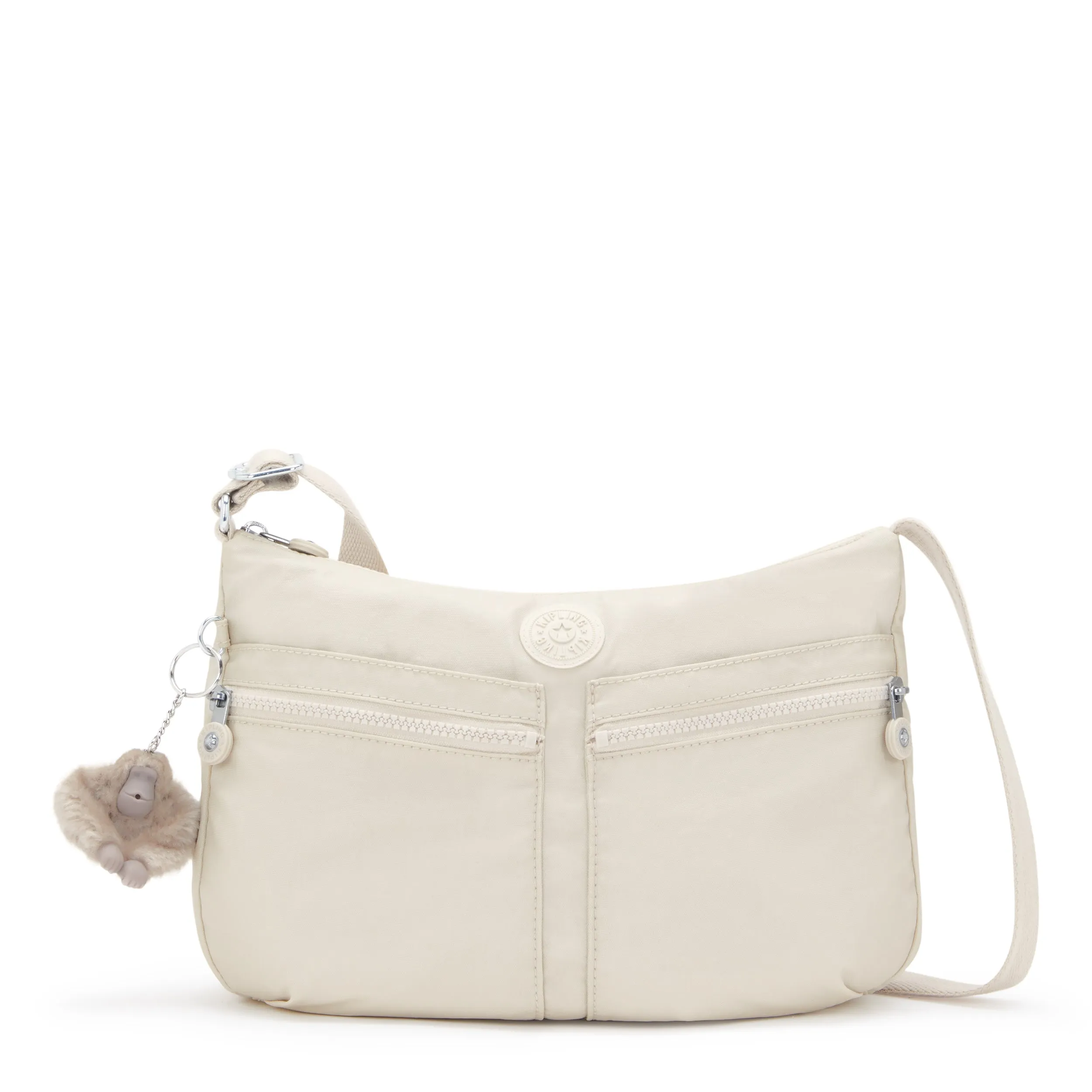 Kipling Izellah Beige Pearl Medium Crossbody Bag C212592-3KA
