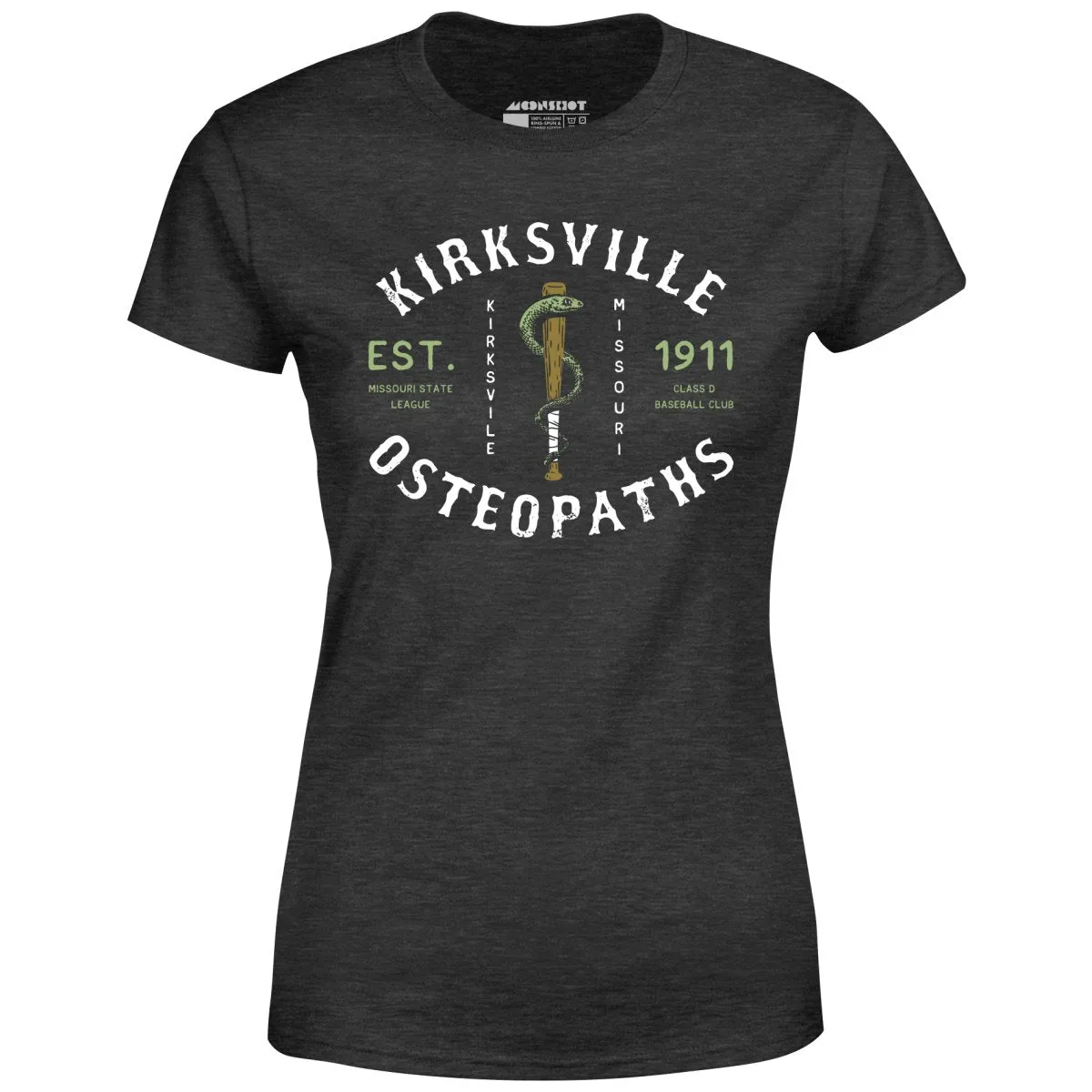 Kirksville Osteopaths - Missouri - Vintage Defunct Baseball Teams - Women's T-Shirt