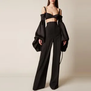 KittenAlarm - Demi Cold Shoulder Pants Set