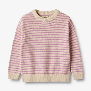 Knit Pullover Chris - iris stripe