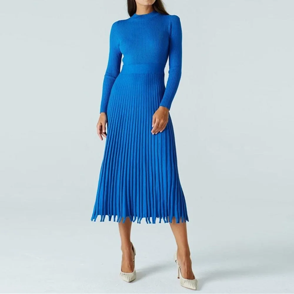 Knitted Long Autumn Slim Dress