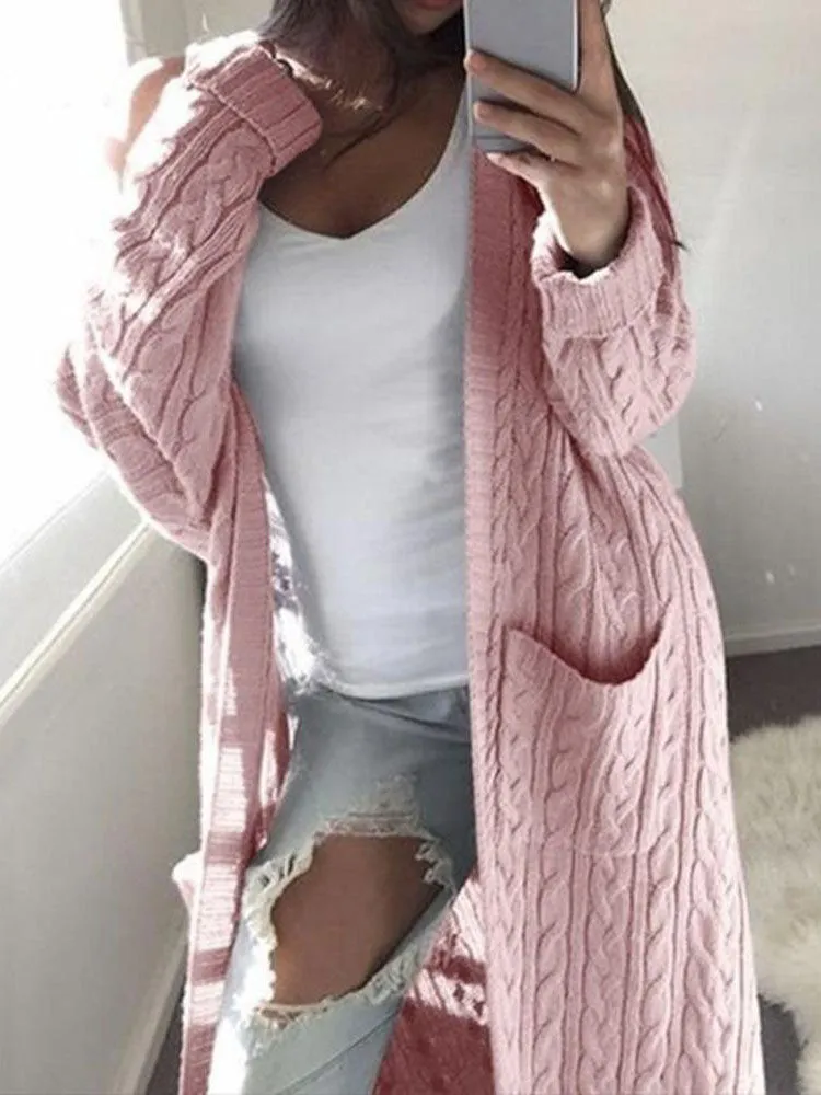 Knitted Padded Graceful Shoulder Hooded Jumpsuit