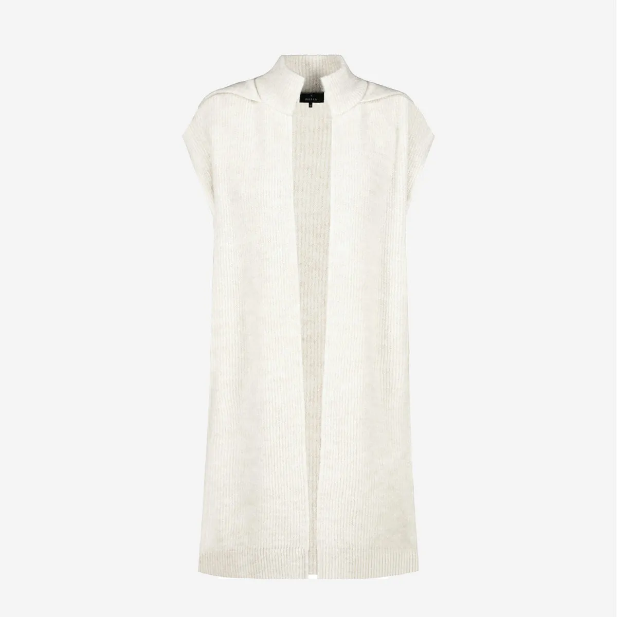KNITTED SLEEVLESS BODYWARMER