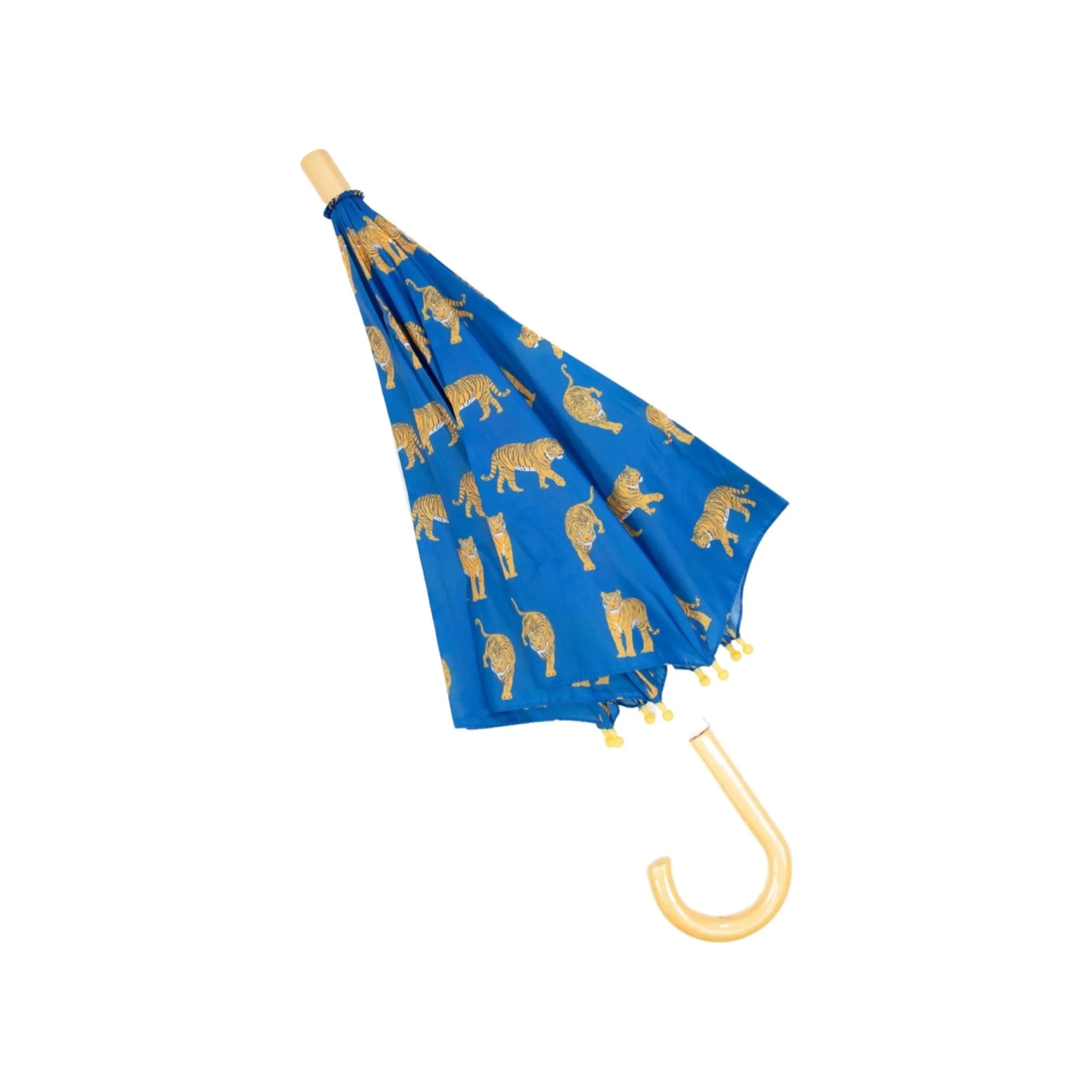 Korango Tiger Animal Print Umbrella - Blue