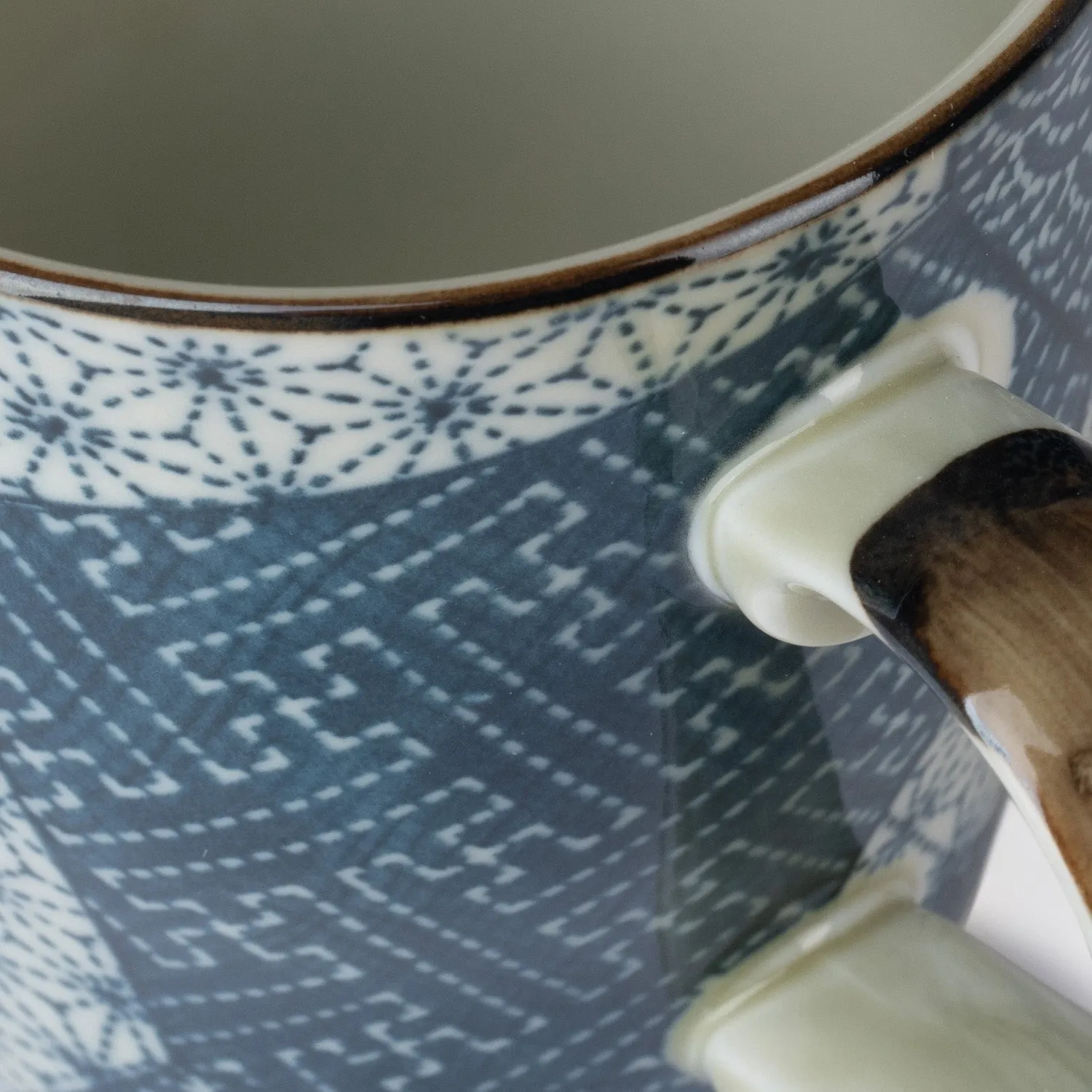 Kozome Patchwork Japanese Mug