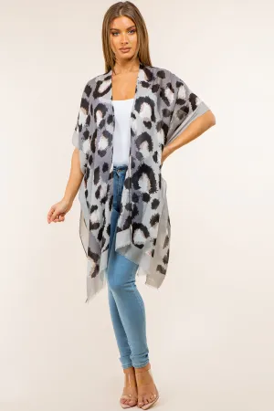 KP-4144 Leopard Kimono