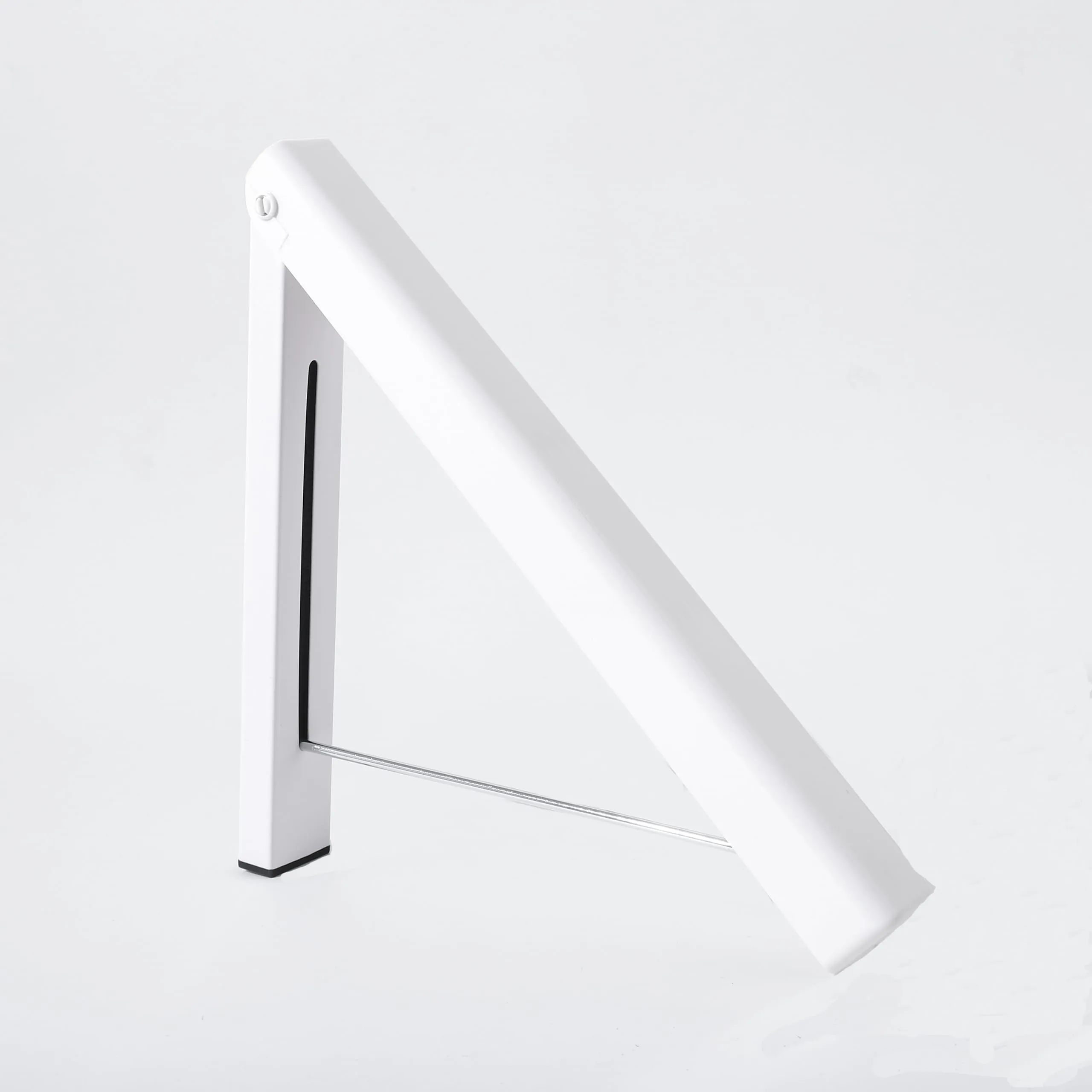 Kuber Industries Cloth Drying Rack | Wall Mounted Drying Rack | Drying Rack for Toilets | Rack for Bathrooms | Clothes Rack for Bedrooms | Drilling Installation Rack | EN001 | White