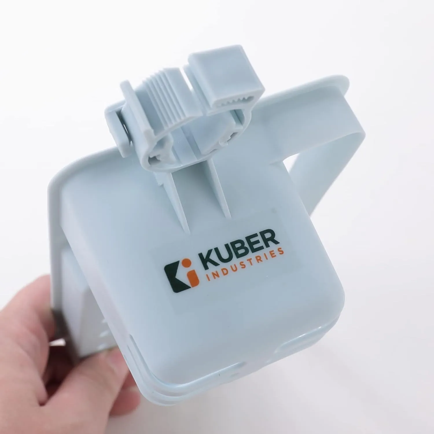 Kuber Industries Kitchen Organizer With Soap Holder|Premium PP|Durable & Sturdy|DIY Self-Adhesive Design|Multipurpose Bathroom Shelf|Smart Drainage Holes|TM18005|Pack Of 5 |Blue