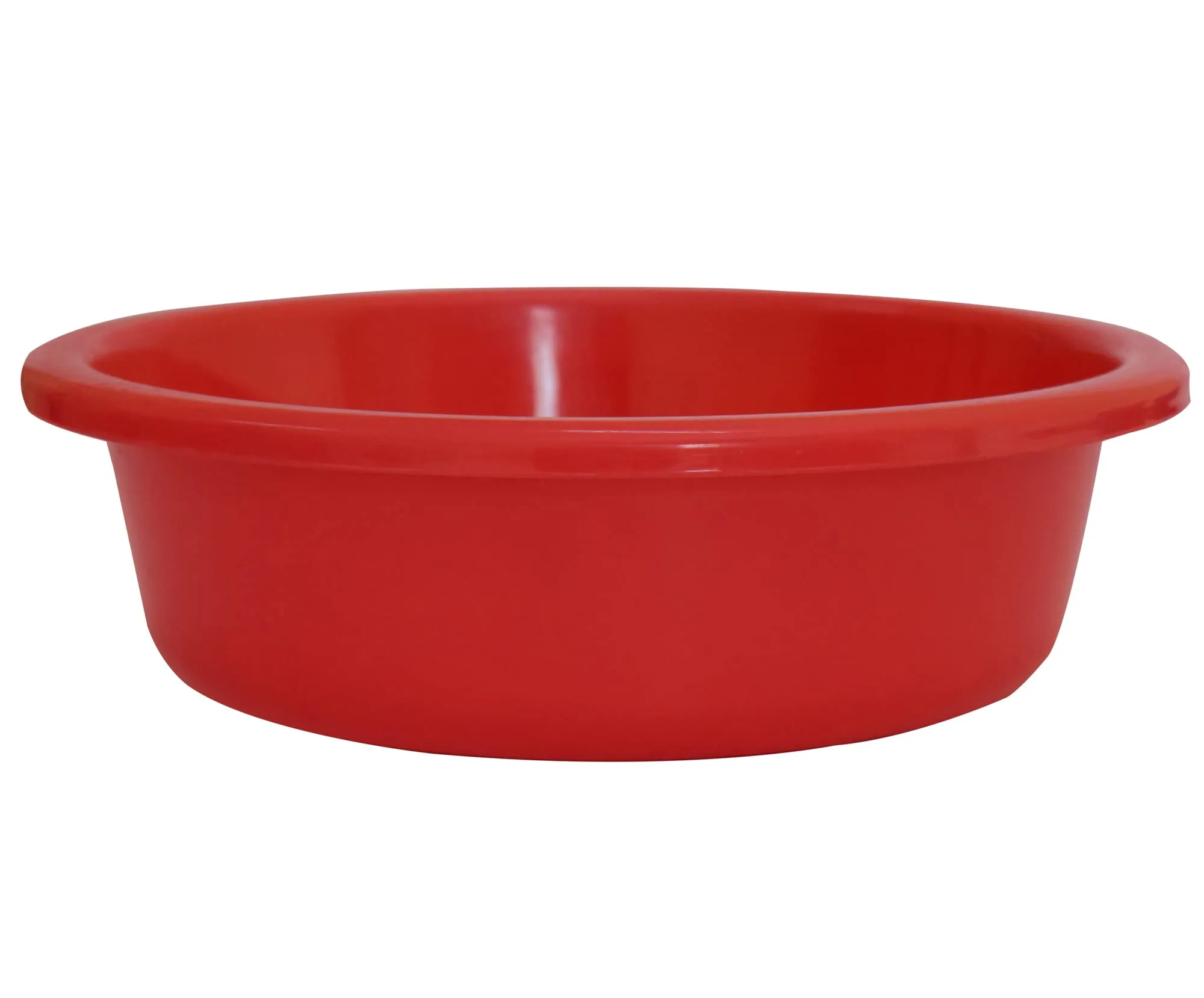 Kuber Industries Multiuses Unbreakable Plastic Knead Dough Basket/Basin Bowl For Home & Kitchen 6 Ltr- Pack of 2 (Red & Light Pink)
