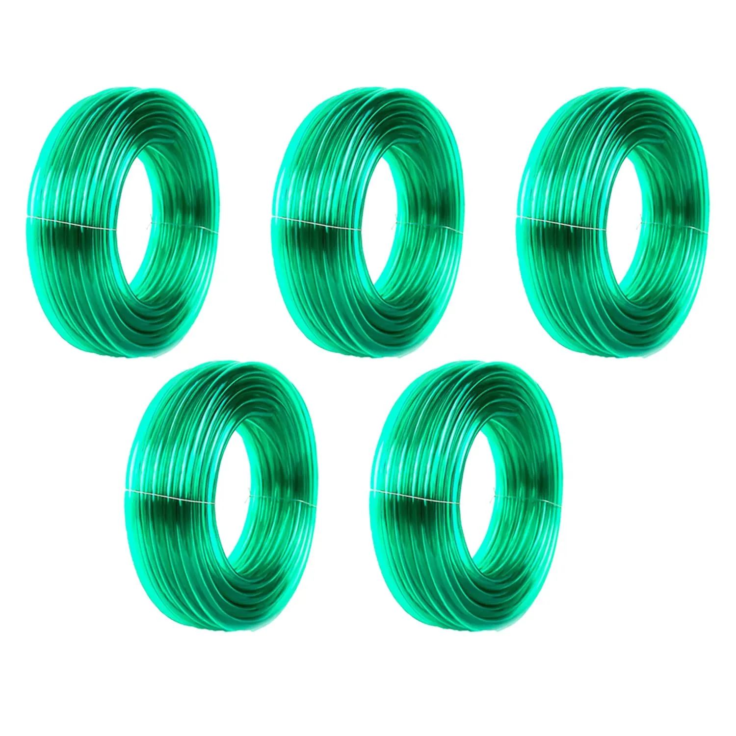 Kuber Industries PVC Water Pipe 15 Meter | Multi-Utility Water Pipe for Garden, Car Cleaning & Pet Cleaning | Durable, Light Weight, & Flexible Hose Pipe for Gardening | Green | (Pack Of 4)