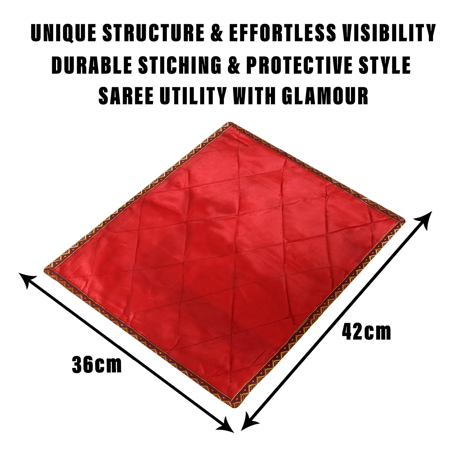 Kuber Industries Saree Cover | Zipper Closure Single Packing Saree Bag | Clothes Saree Stoarge Organizer | Wardrobe Organizer with Handle | Transparent View Packing Saree Cover | Pack of 6 | Purple