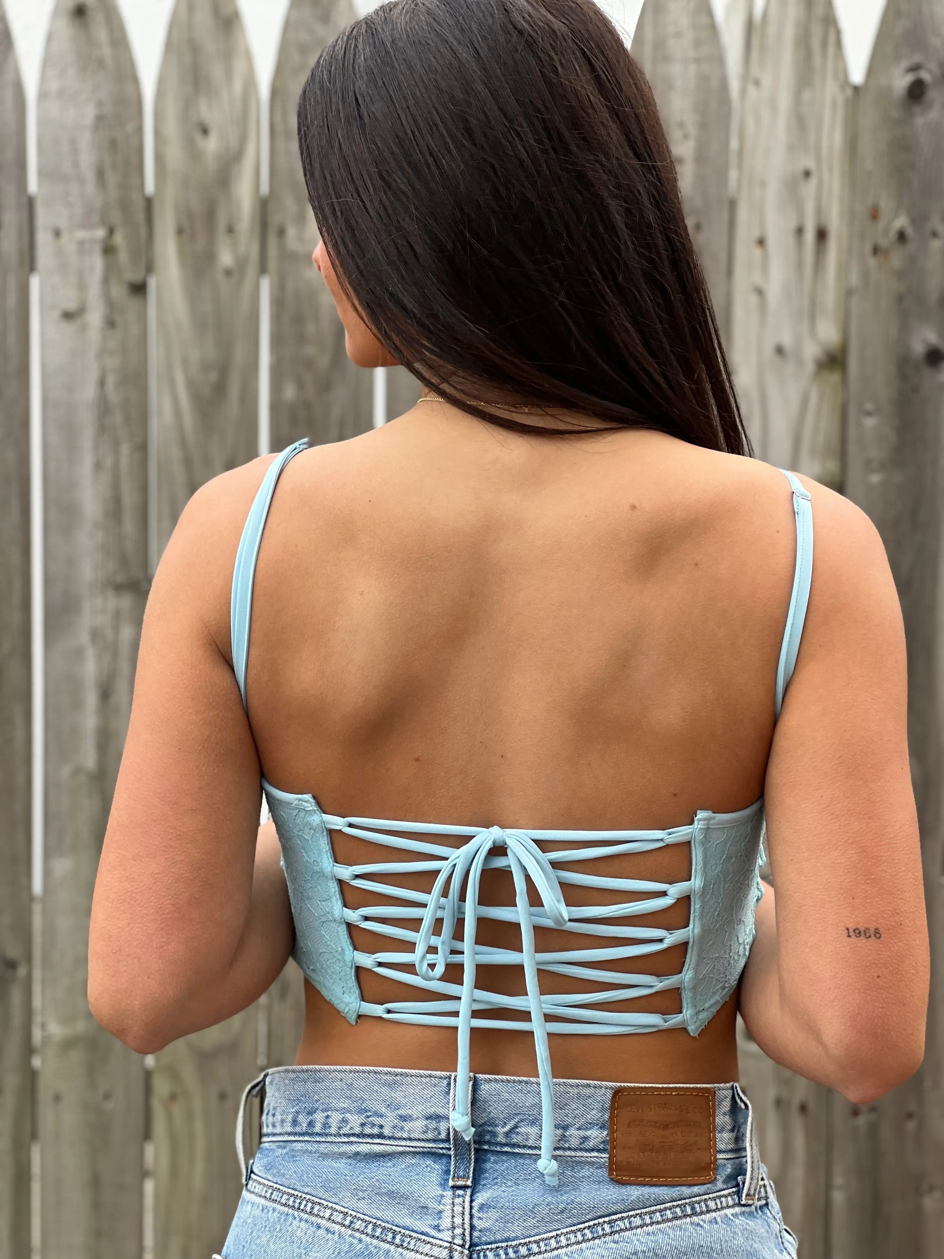 Lace Bustier Top