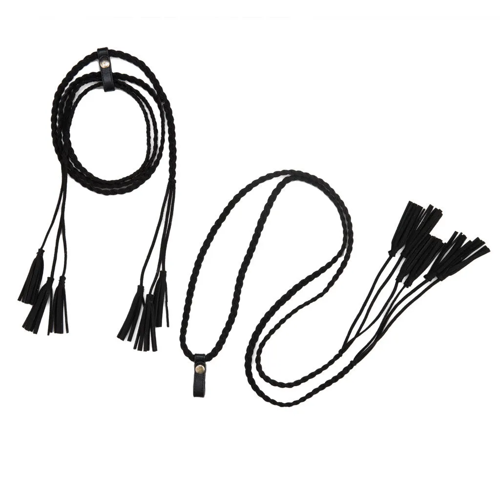 LACE-UP TASSELS
