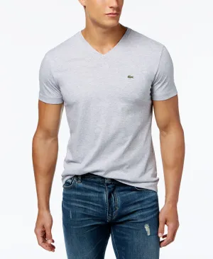 Lacoste Men's Classic Soft Pima Cotton V-Neck T-Shirt multi