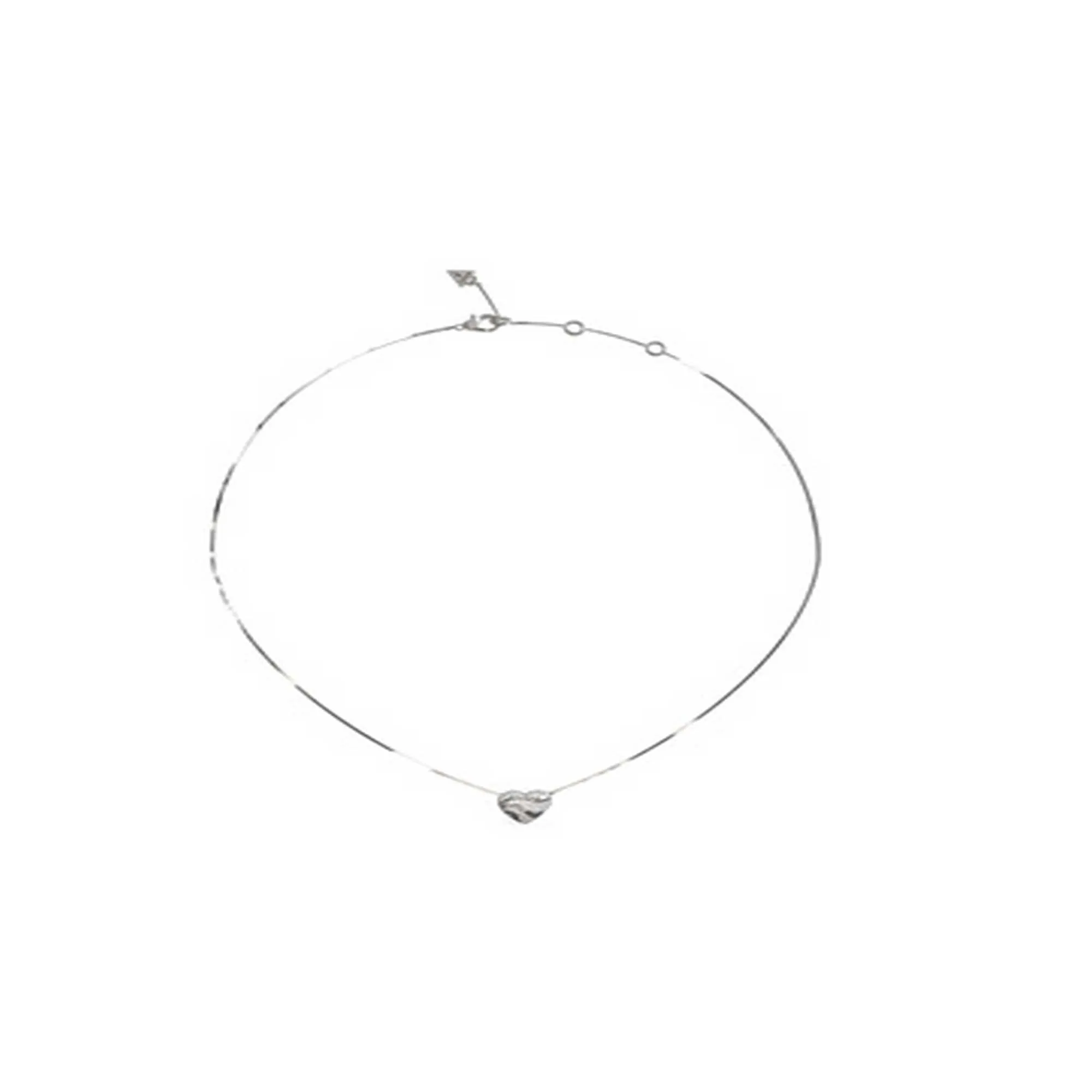 Ladies 16-18'' Heart Waves Snake Chain Necklace UBN04501RH
