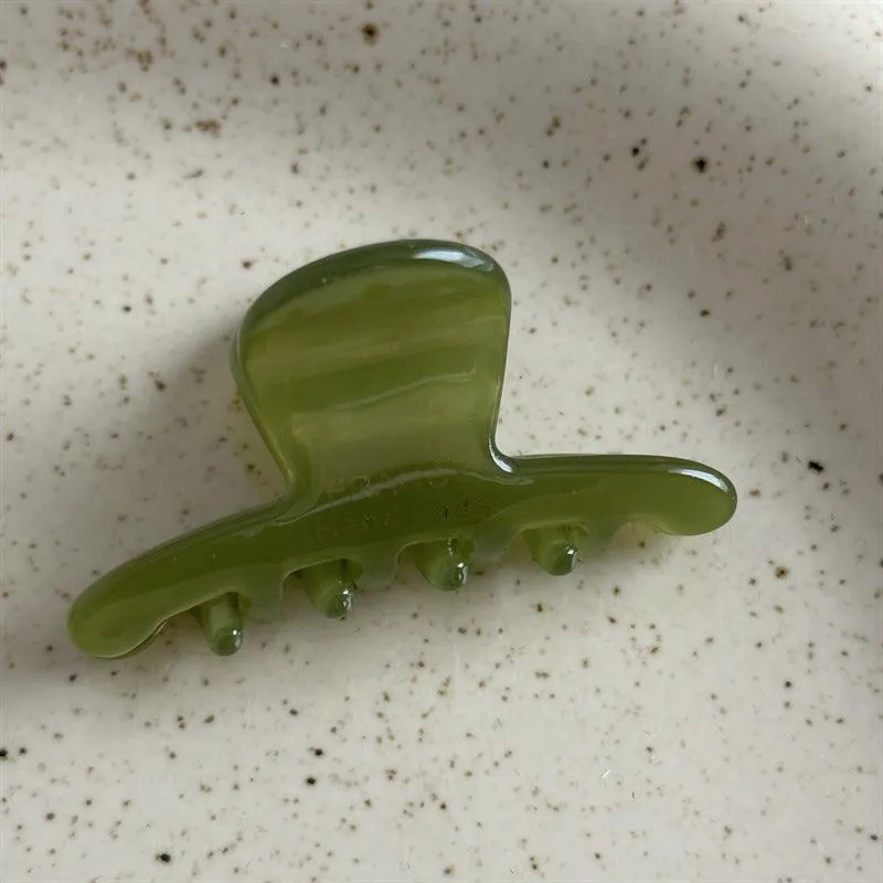 Ladies Glossy Simple Hair Claw Clips FJ891720