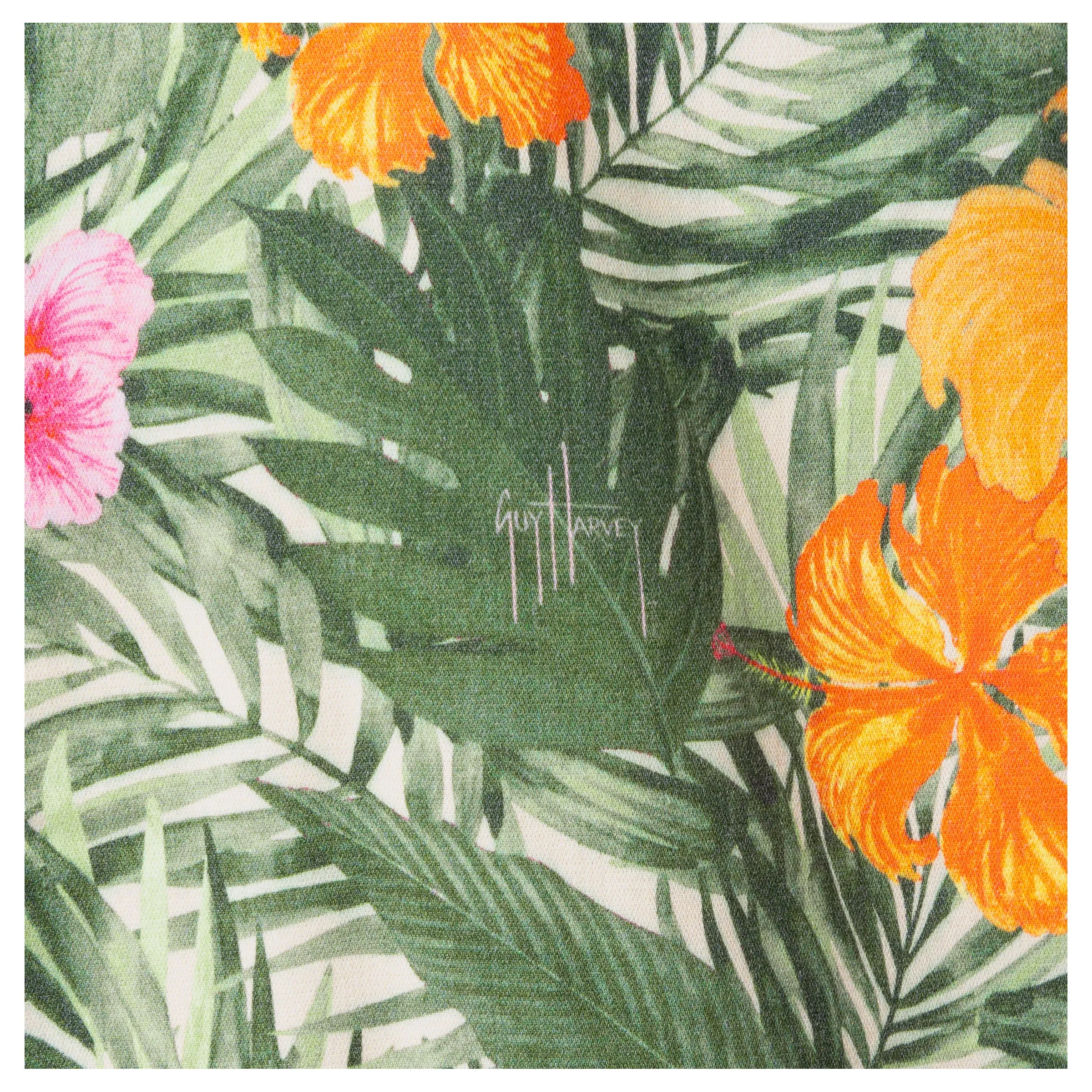Ladies Hibiscus Garden Pop Over Dress