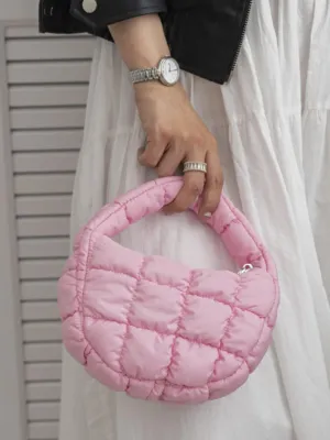 Ladies Puffer Cloud Bag Purse Tote Handbag Slouch Bag SKAB003