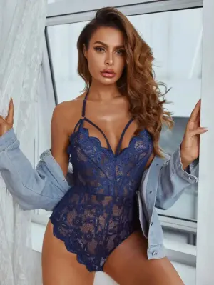 Ladies Sexy Babydoll Lace Nightgown