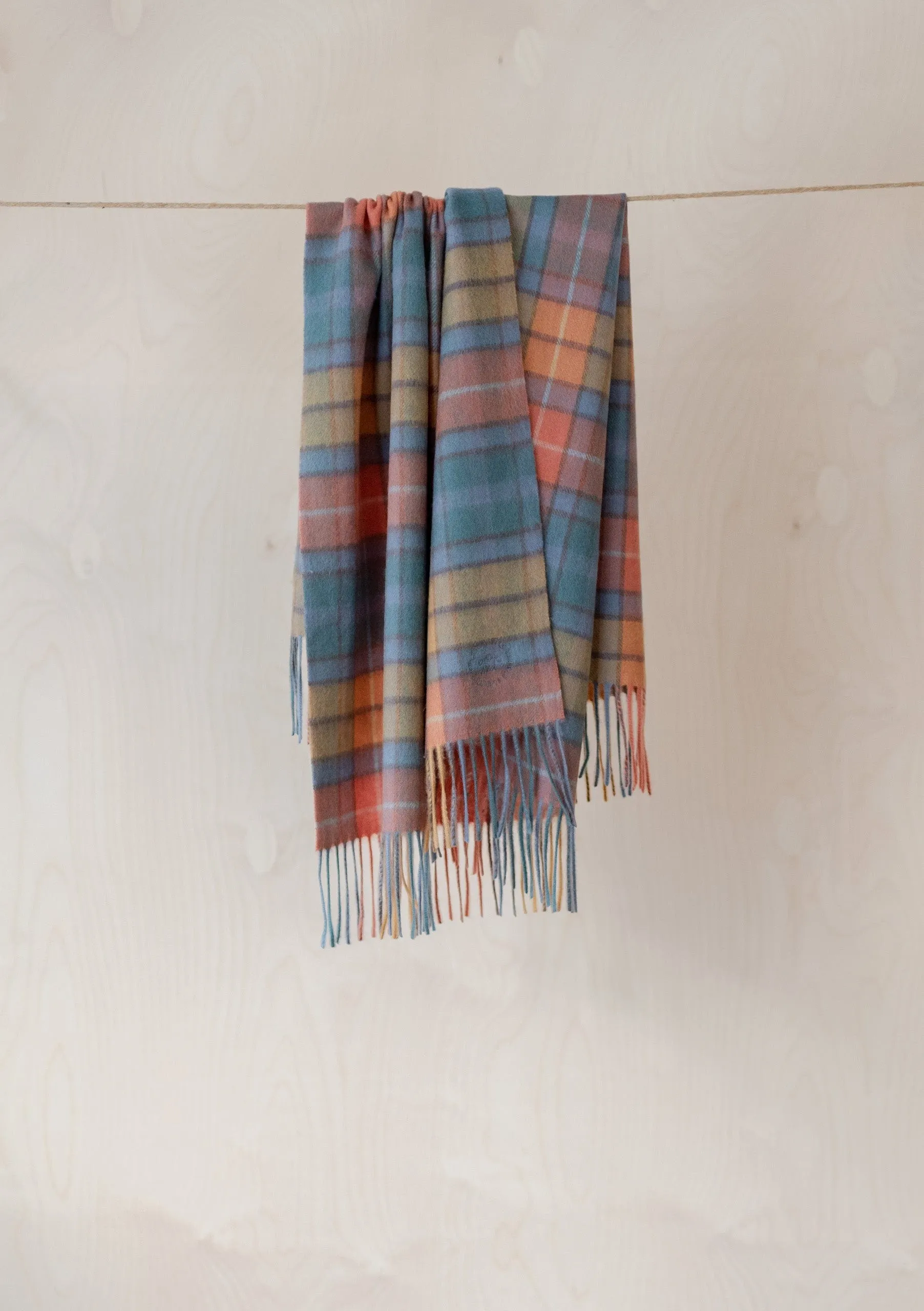 Lambswool Baby Blanket in Buchanan Antique Tartan