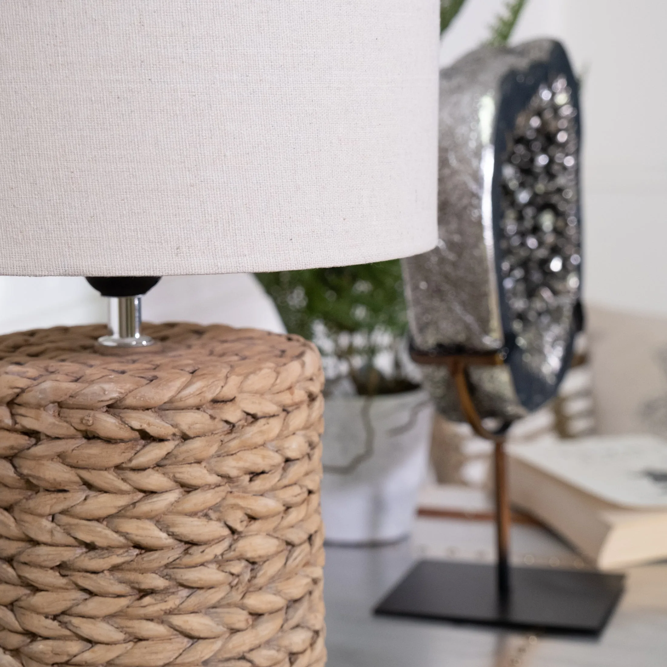 Large Becker Rattan Style Lamp – Excess Stock