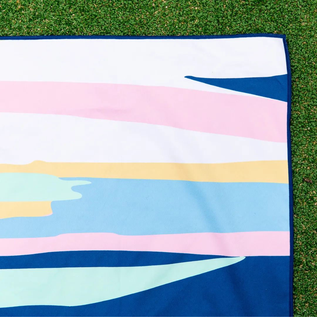 Large Sand Free Beach Towel - Waterfall