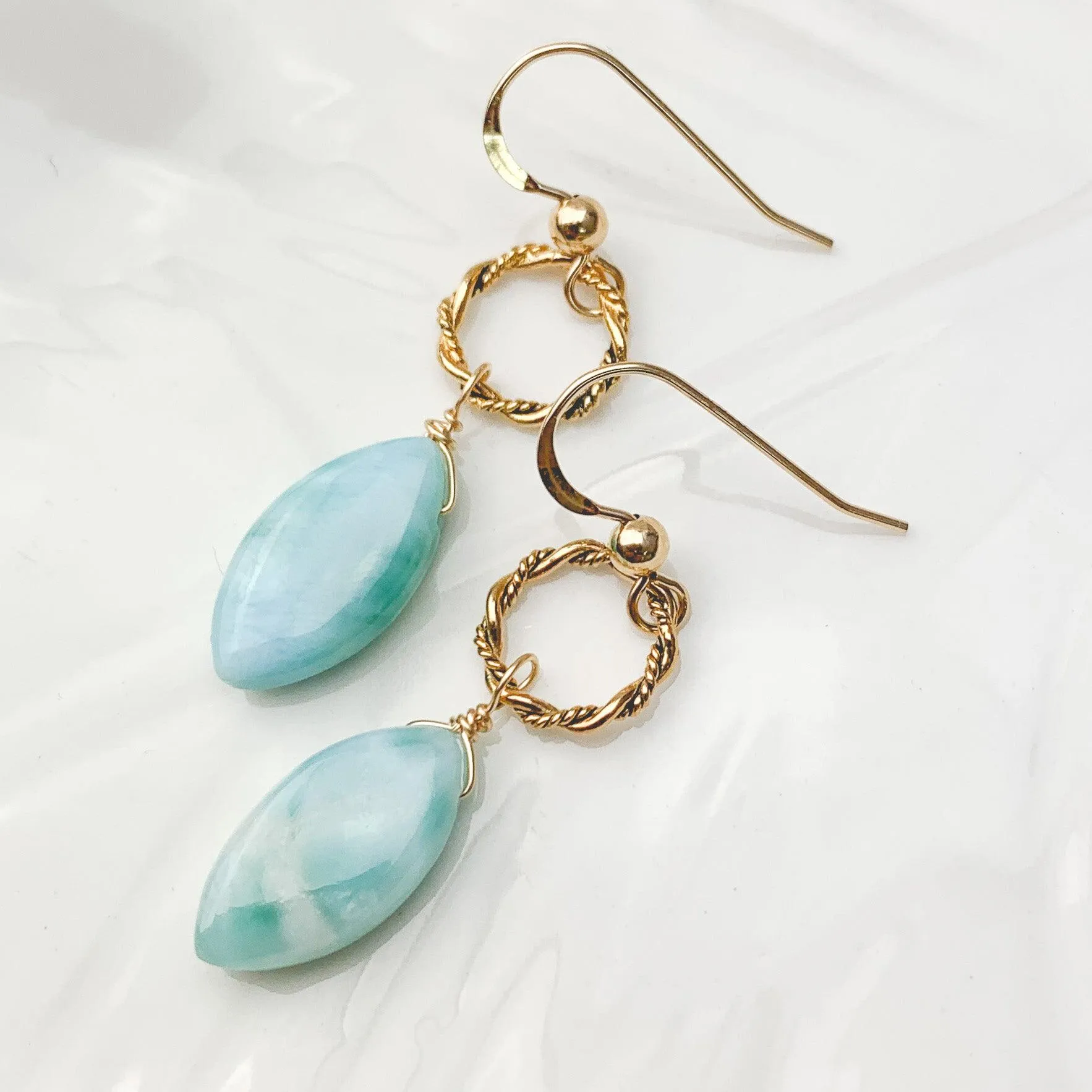 Larimar Classic earrings