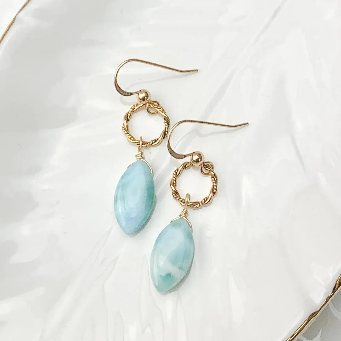 Larimar Classic earrings
