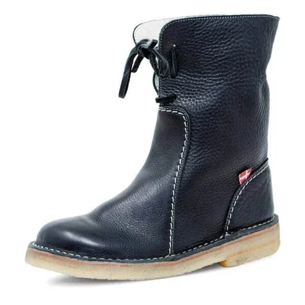 Last Day 49% OFF - Vintage Buttery-Soft Waterproof Wool Lining Boots - WM23012