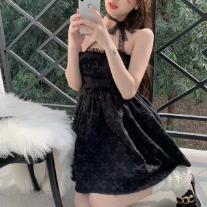 Late Night Rendevouz  Goth      Dress Dark Academia Kawaii Academia Y2K Cottagecore Coquette Fairycore Dollette Princesscore